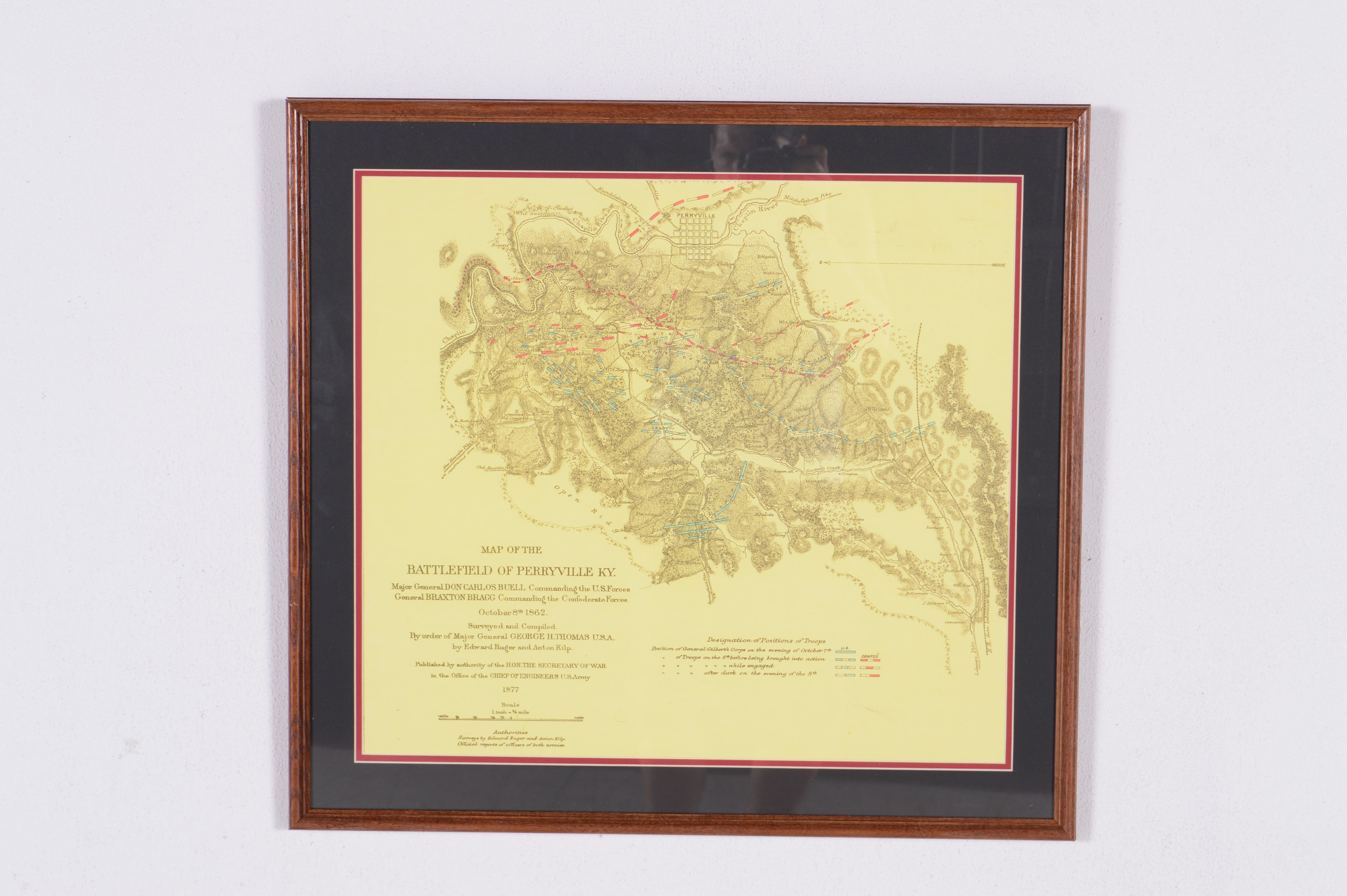 Battle of Perryville Map