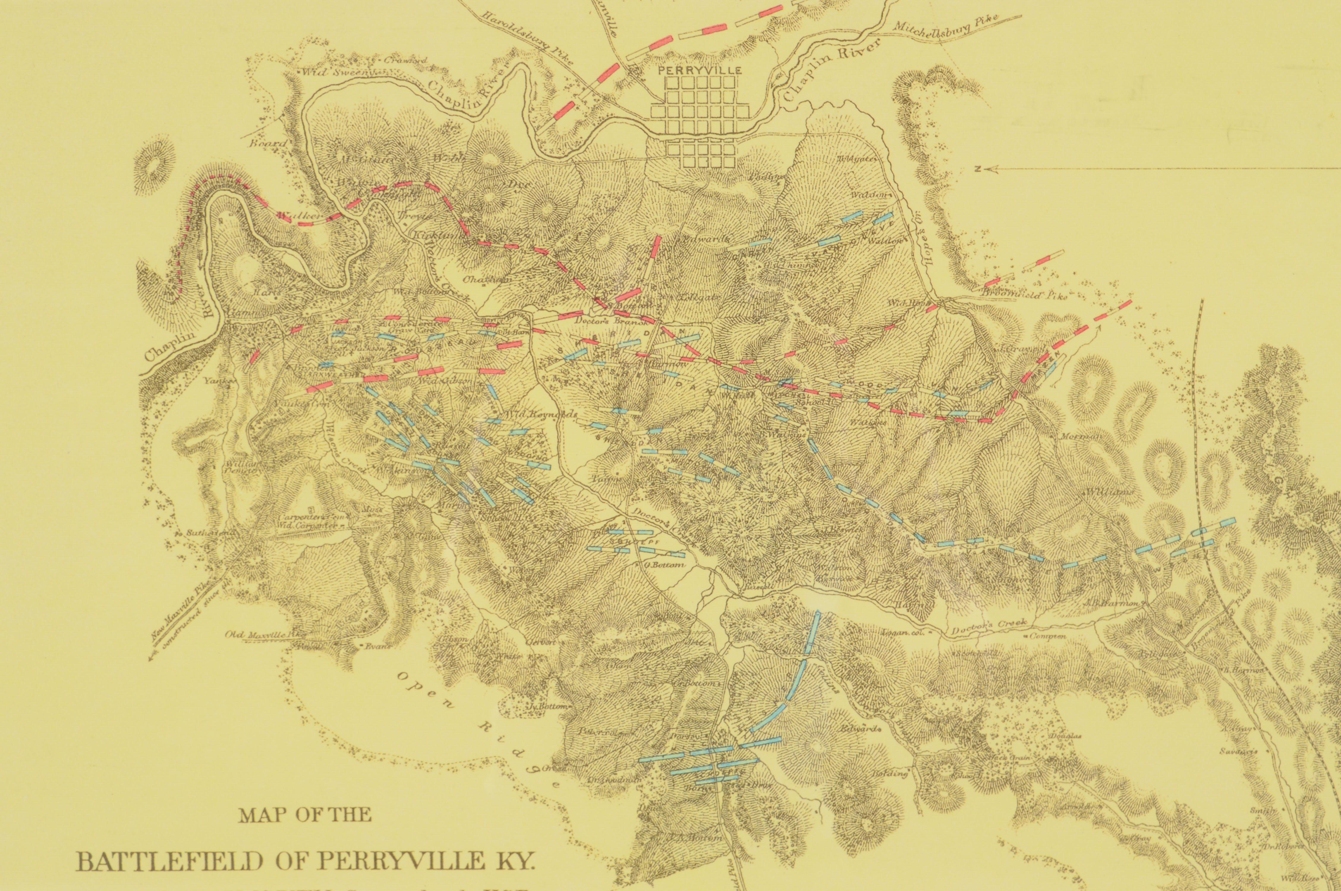 Battle of Perryville Map