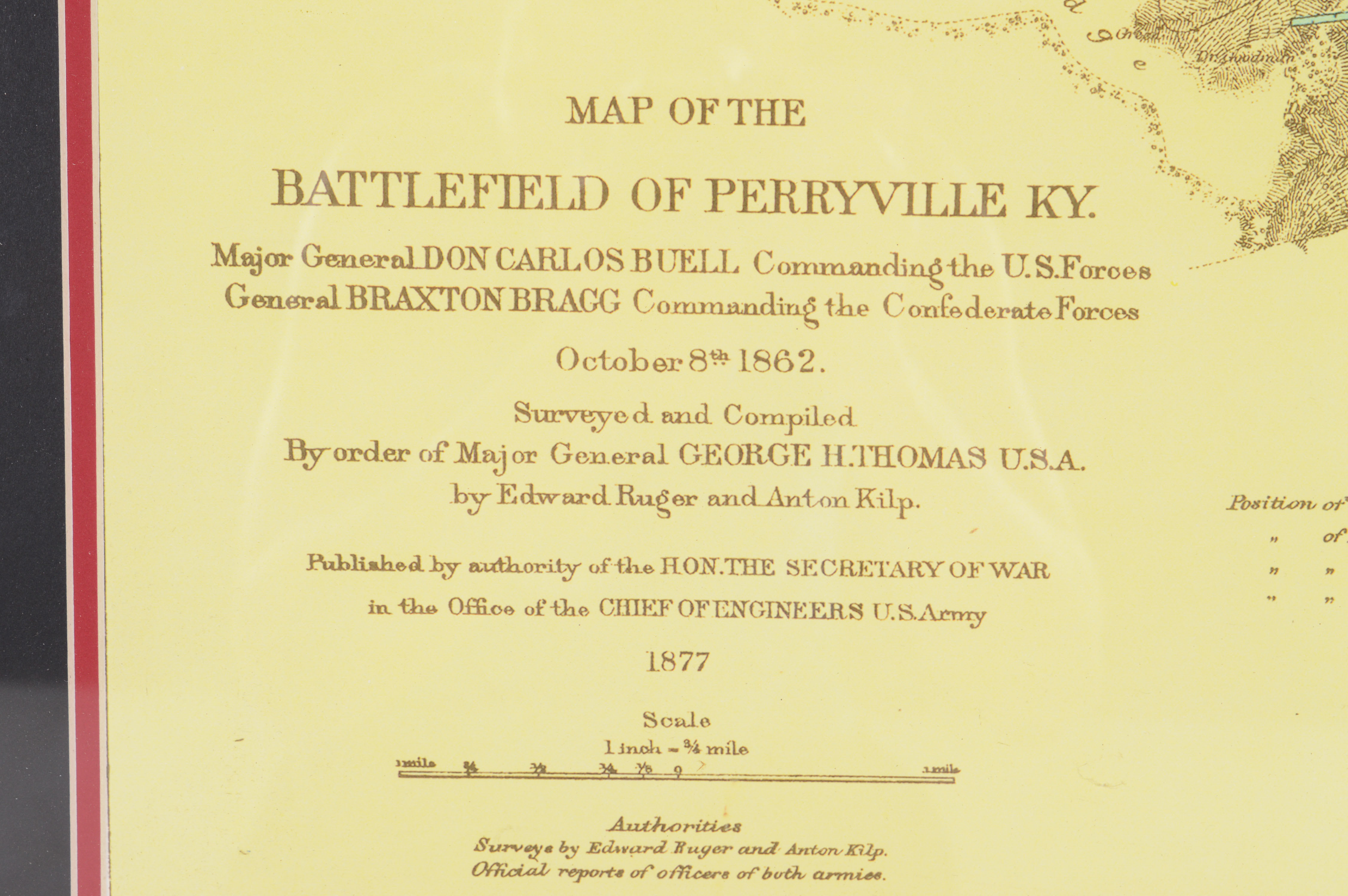 Battle of Perryville Map