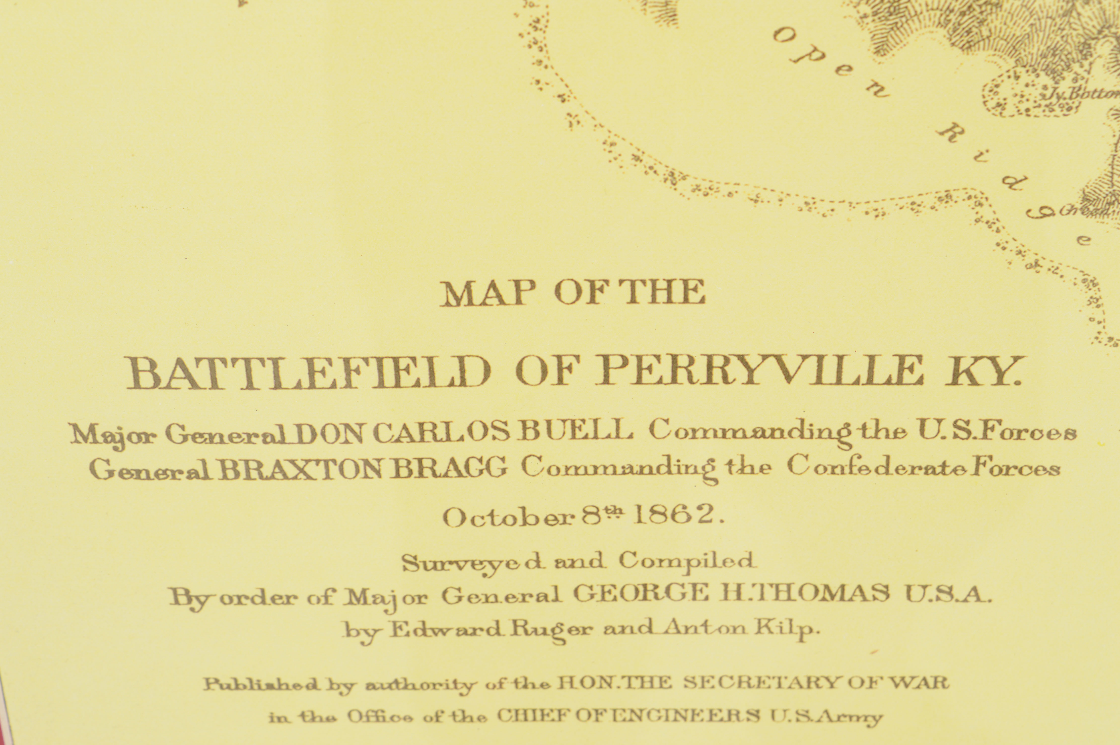 Battle of Perryville Map