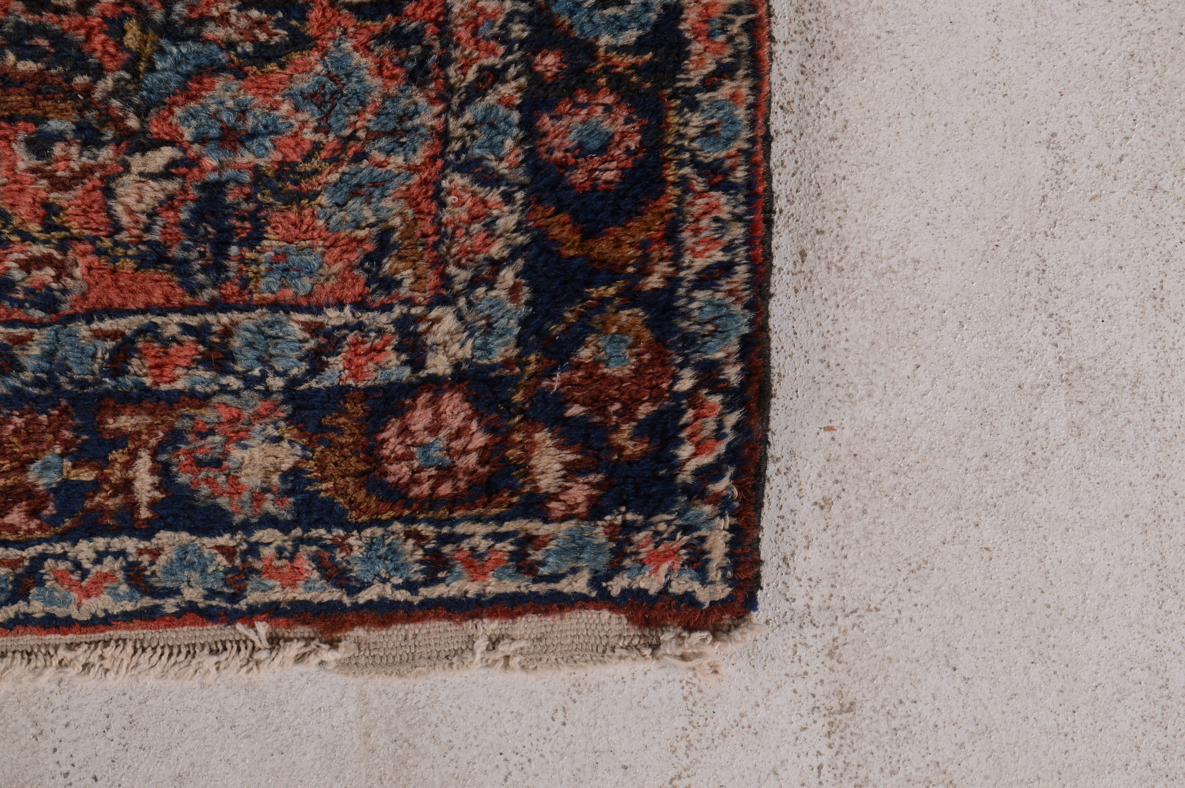 Hand-Knotted American Sarouk Carpet Runner