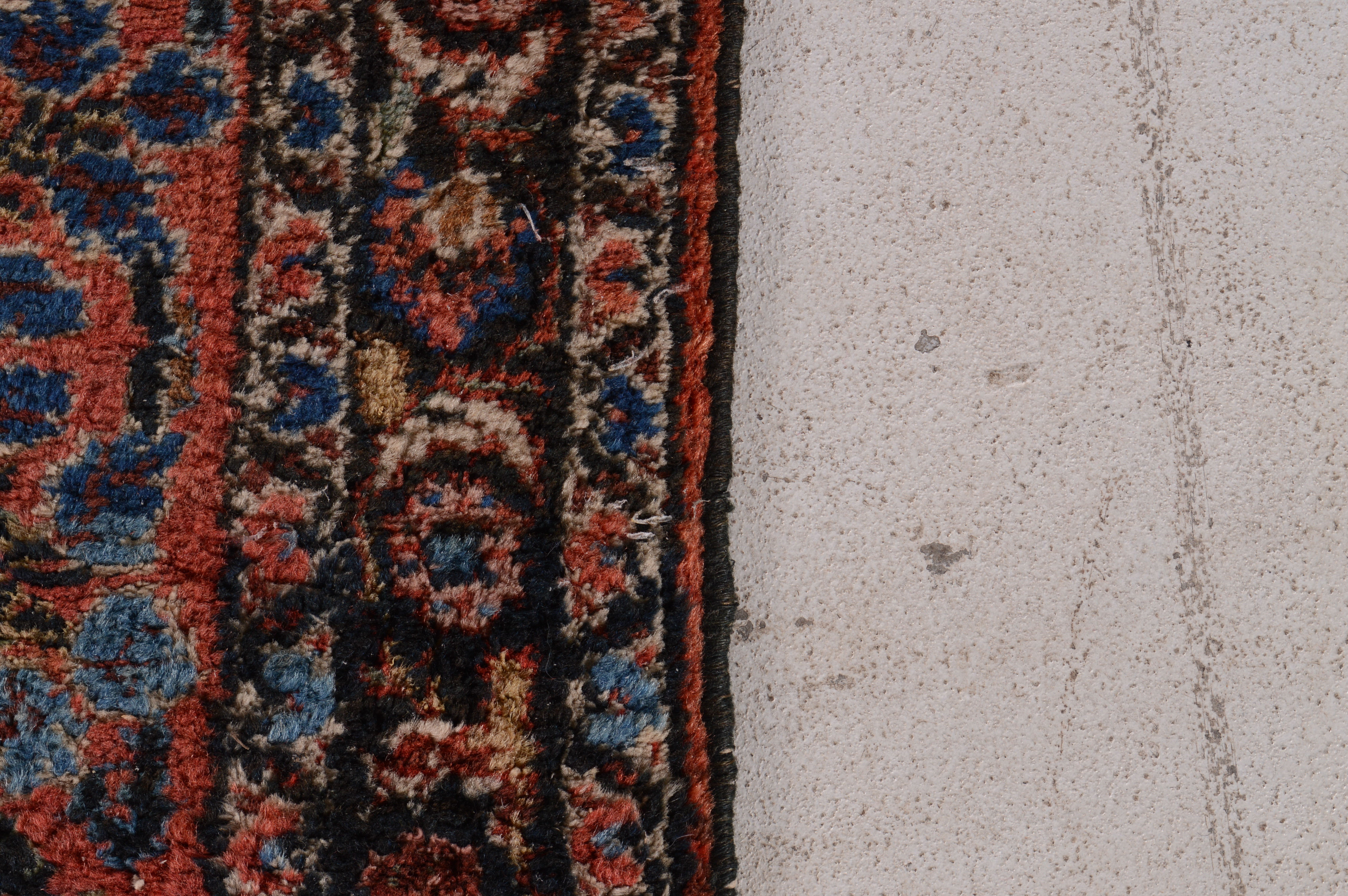 Hand-Knotted American Sarouk Carpet Runner