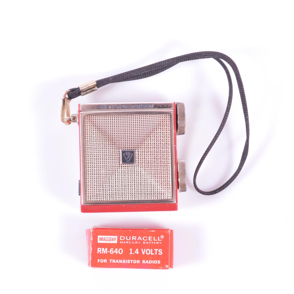 Vintage Standard Micronic Ruby Transistor Radio