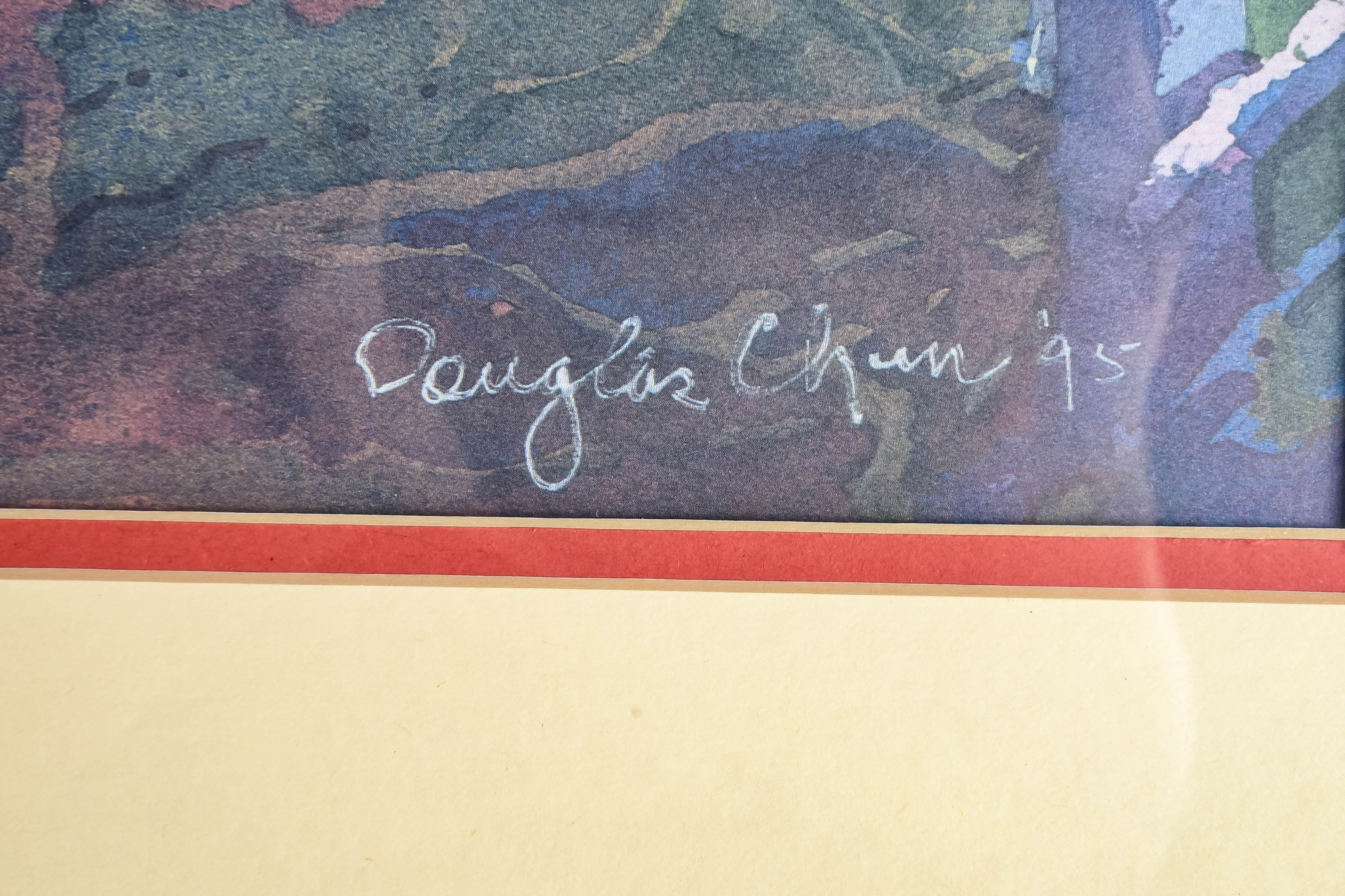 Douglas Chun Original Watercolor Landscape