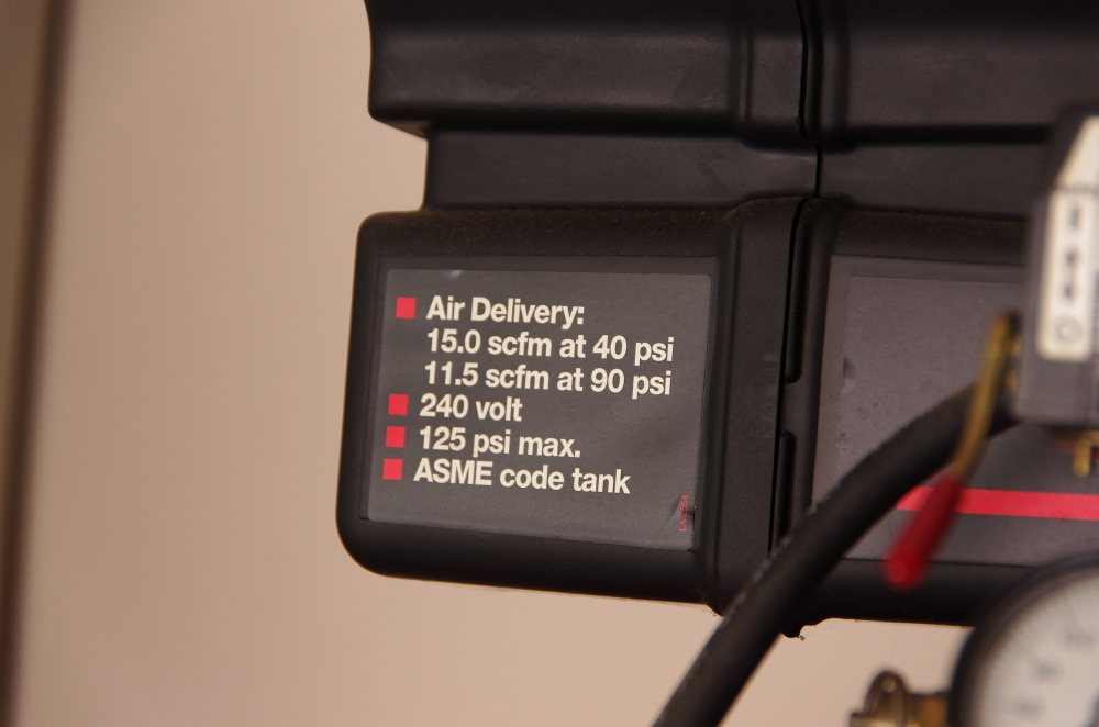 Craftsman 6 HP Twin Cylinder Air Compressor with 100 ft Hose