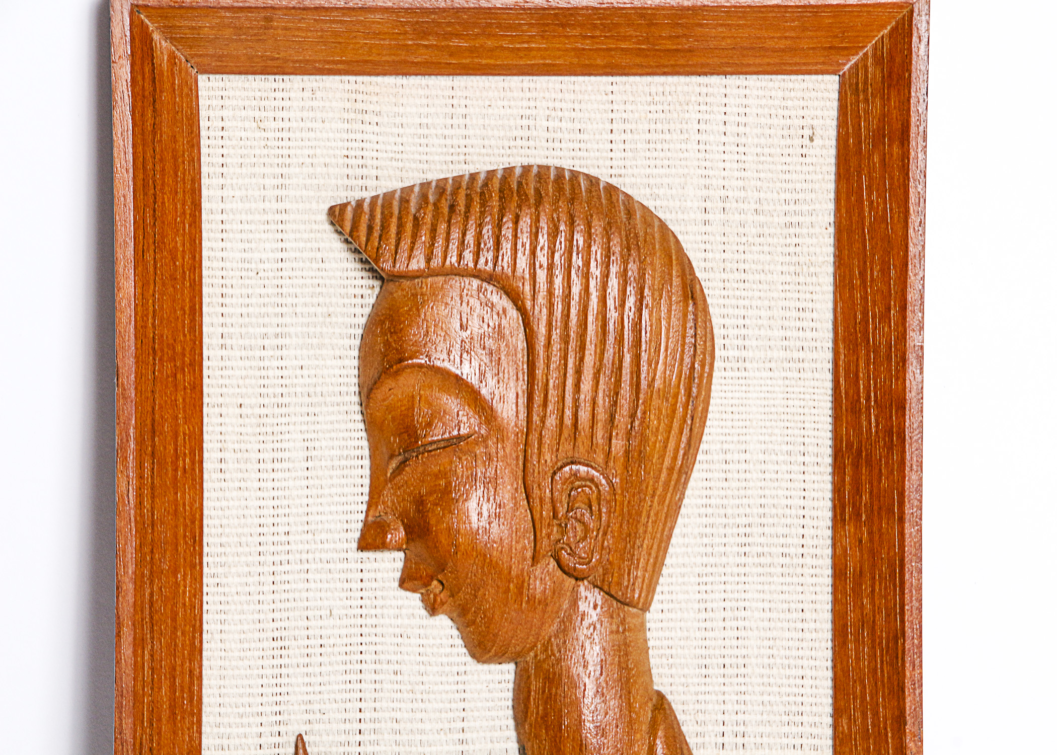 Trio of Vintage Wooden Decor Items