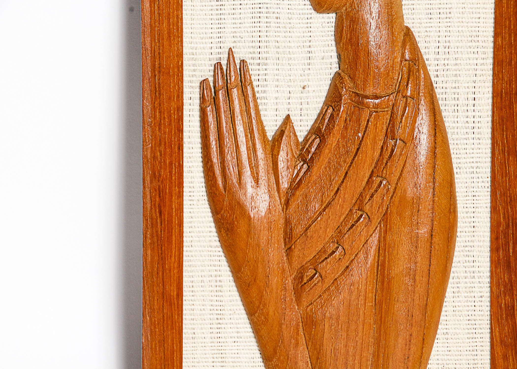 Trio of Vintage Wooden Decor Items