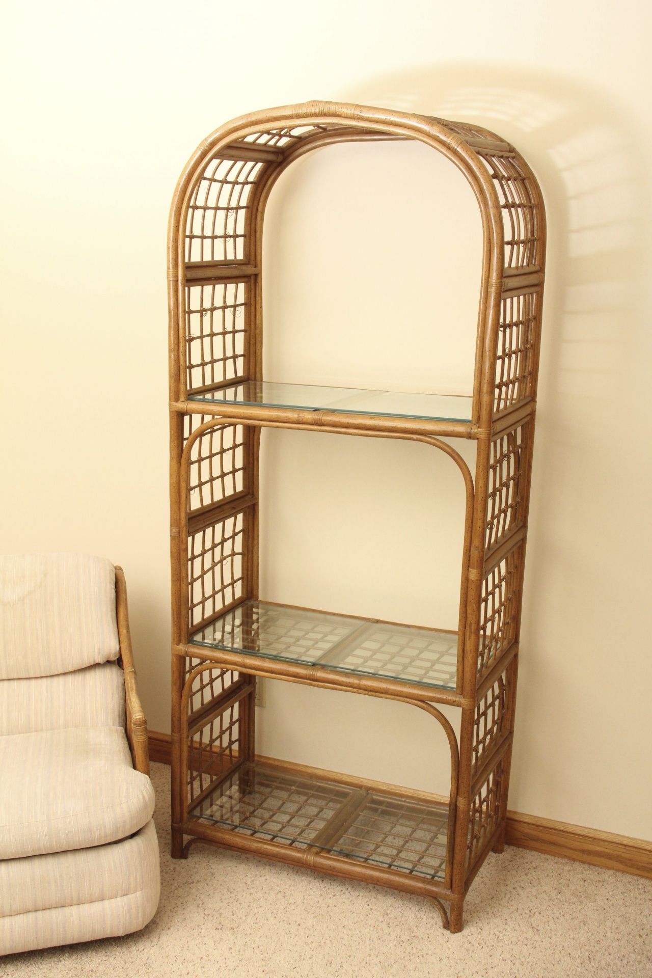 Bamboo BarcaLounger and Display Shelf