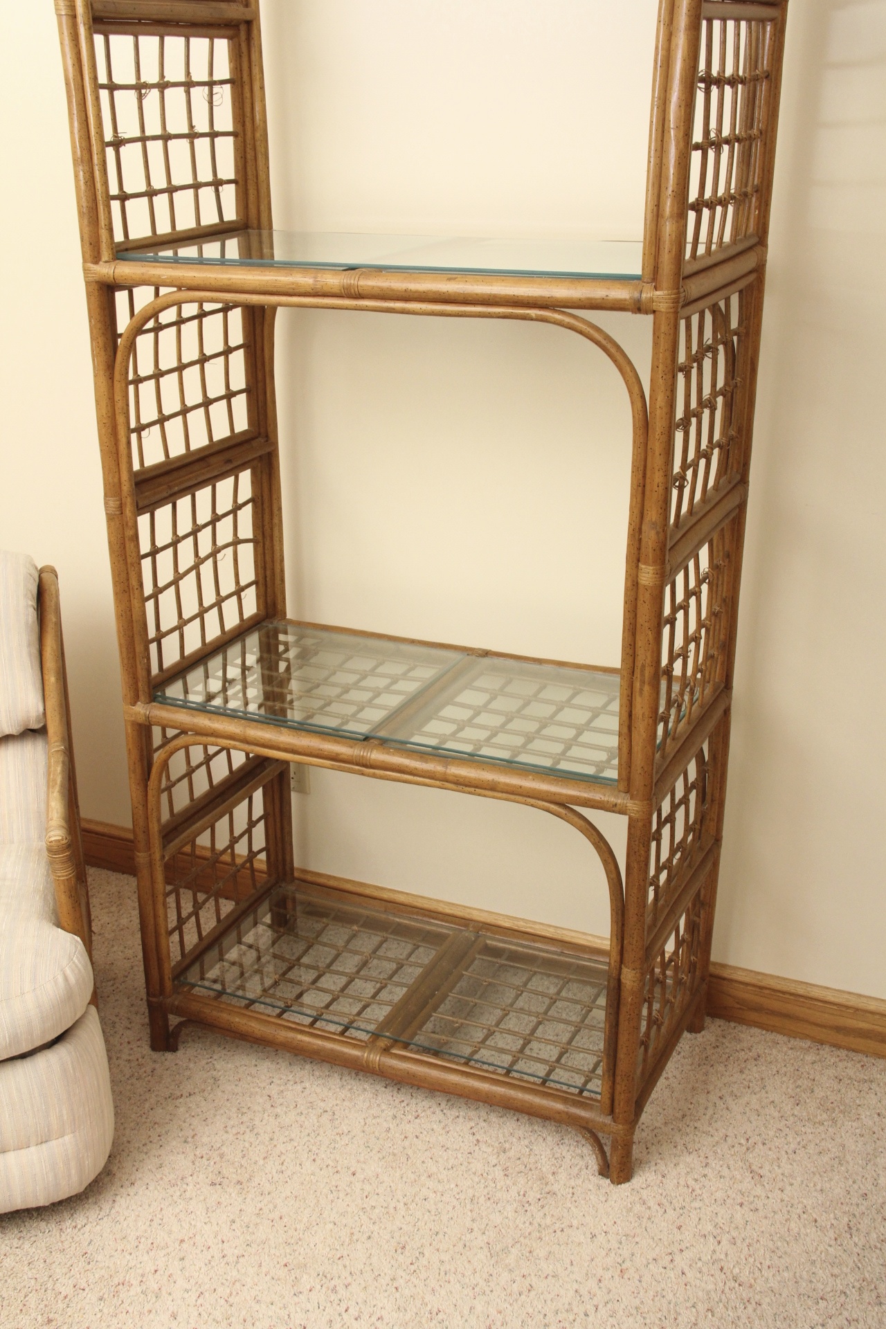 Bamboo BarcaLounger and Display Shelf