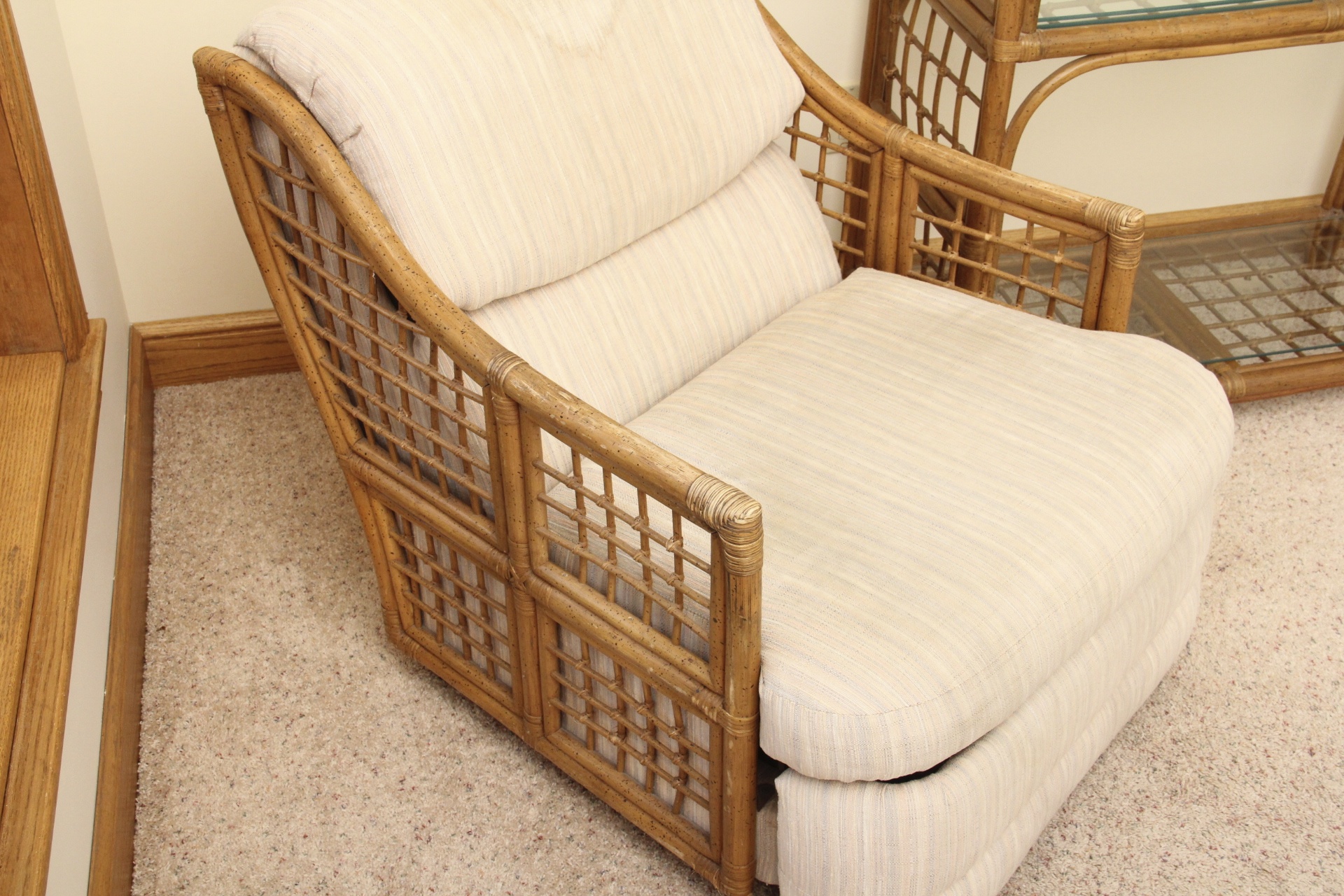 Bamboo BarcaLounger and Display Shelf