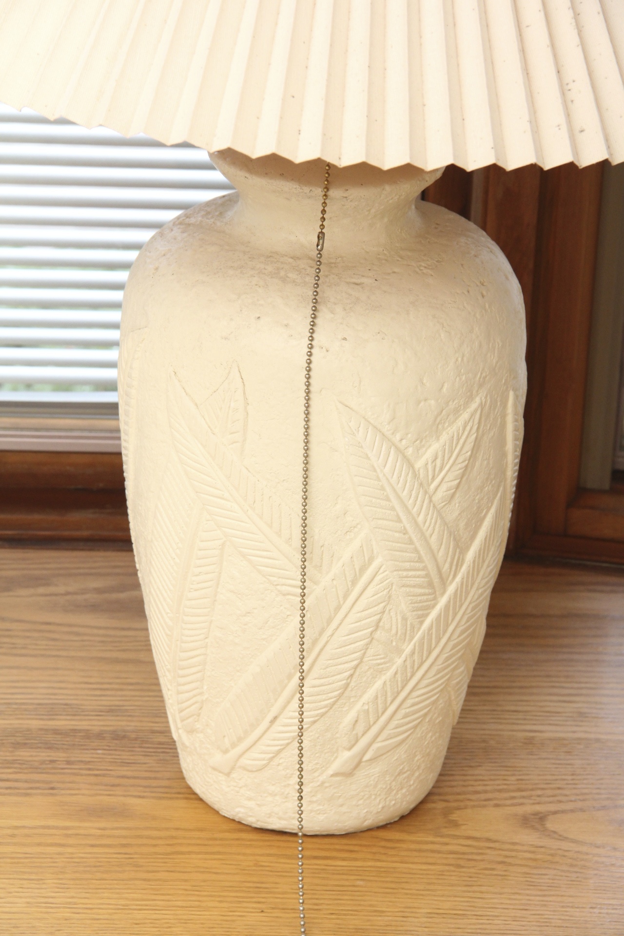 Duet of Ceramic Floor and Table Lamps