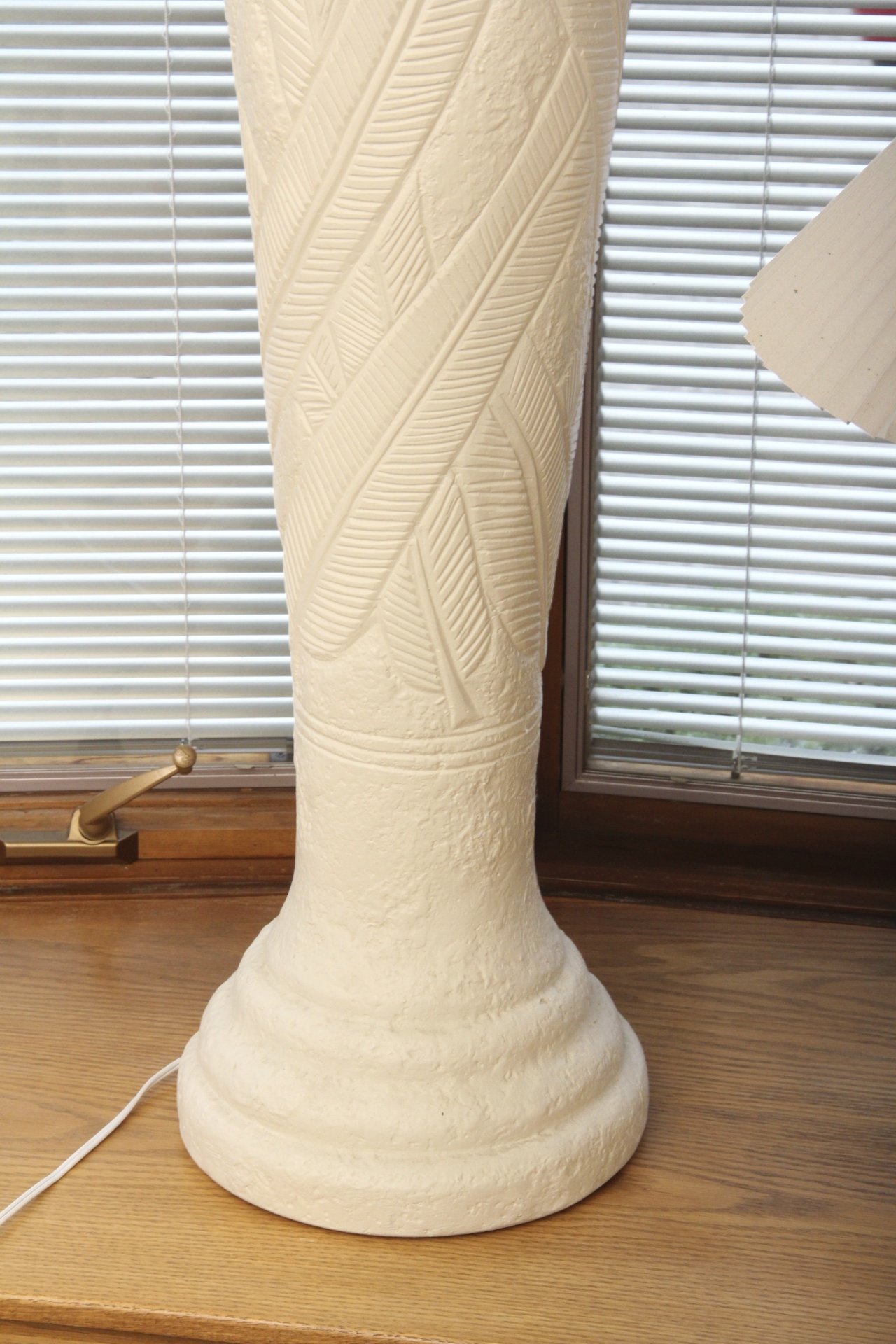 Duet of Ceramic Floor and Table Lamps