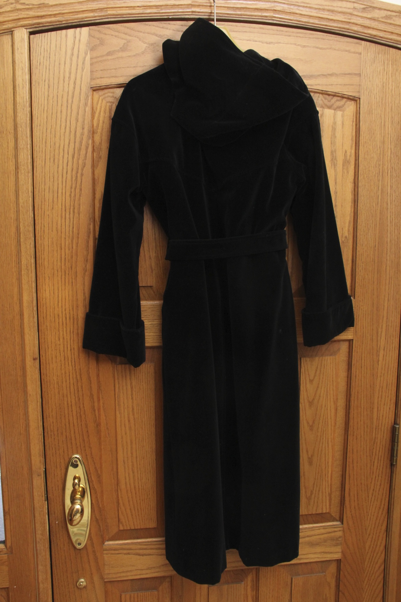 Vintage Saks Fifth Avenue Velvet Hooded Theater Coat