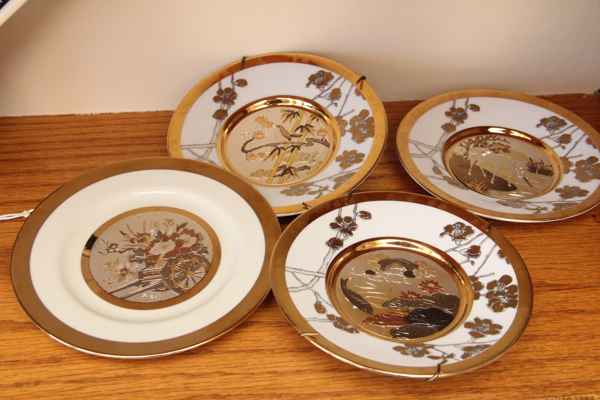 Hand Painted Silk Screen and Asian Decor