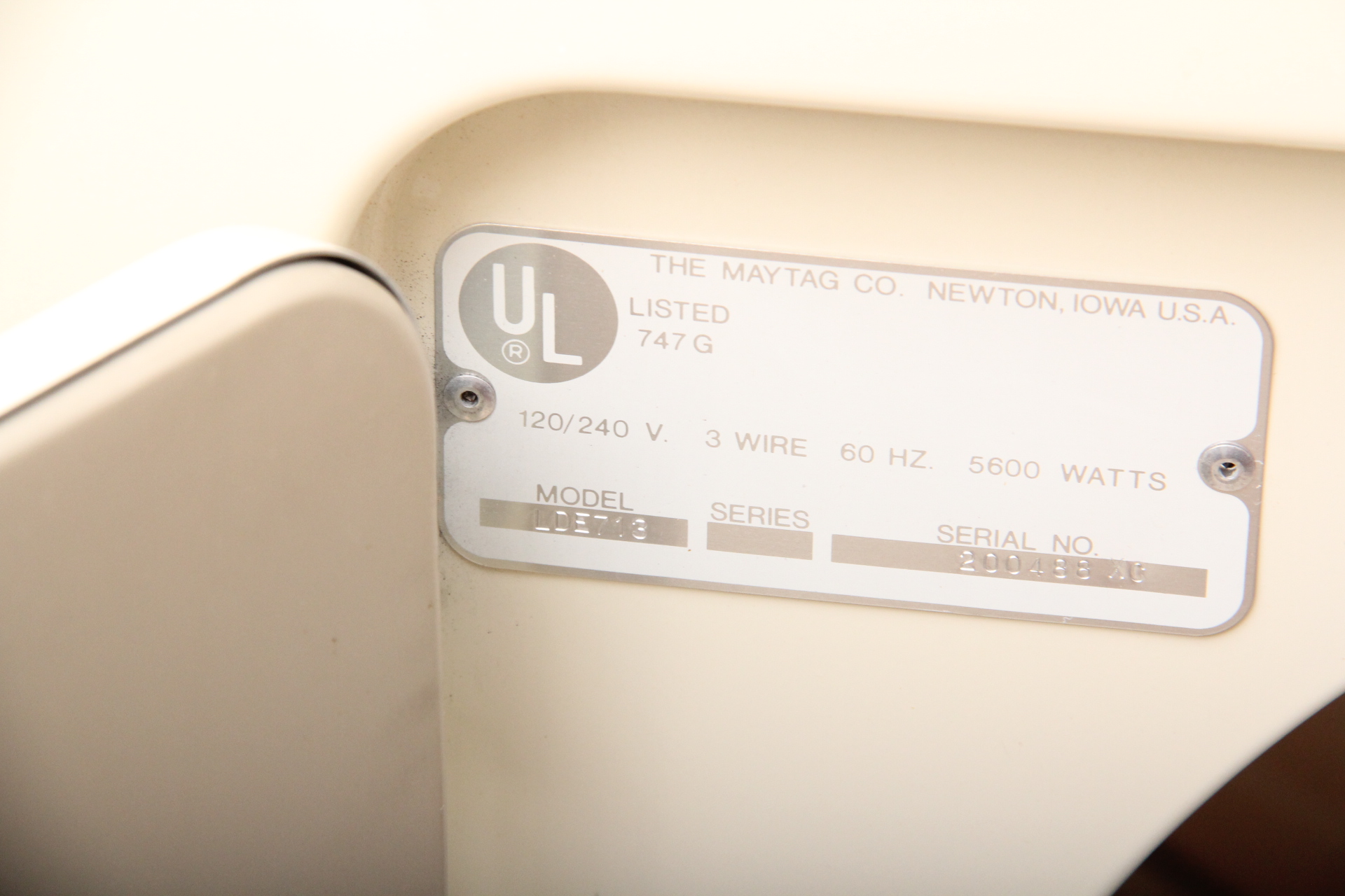 Maytag Heavy Duty Electric Dryer