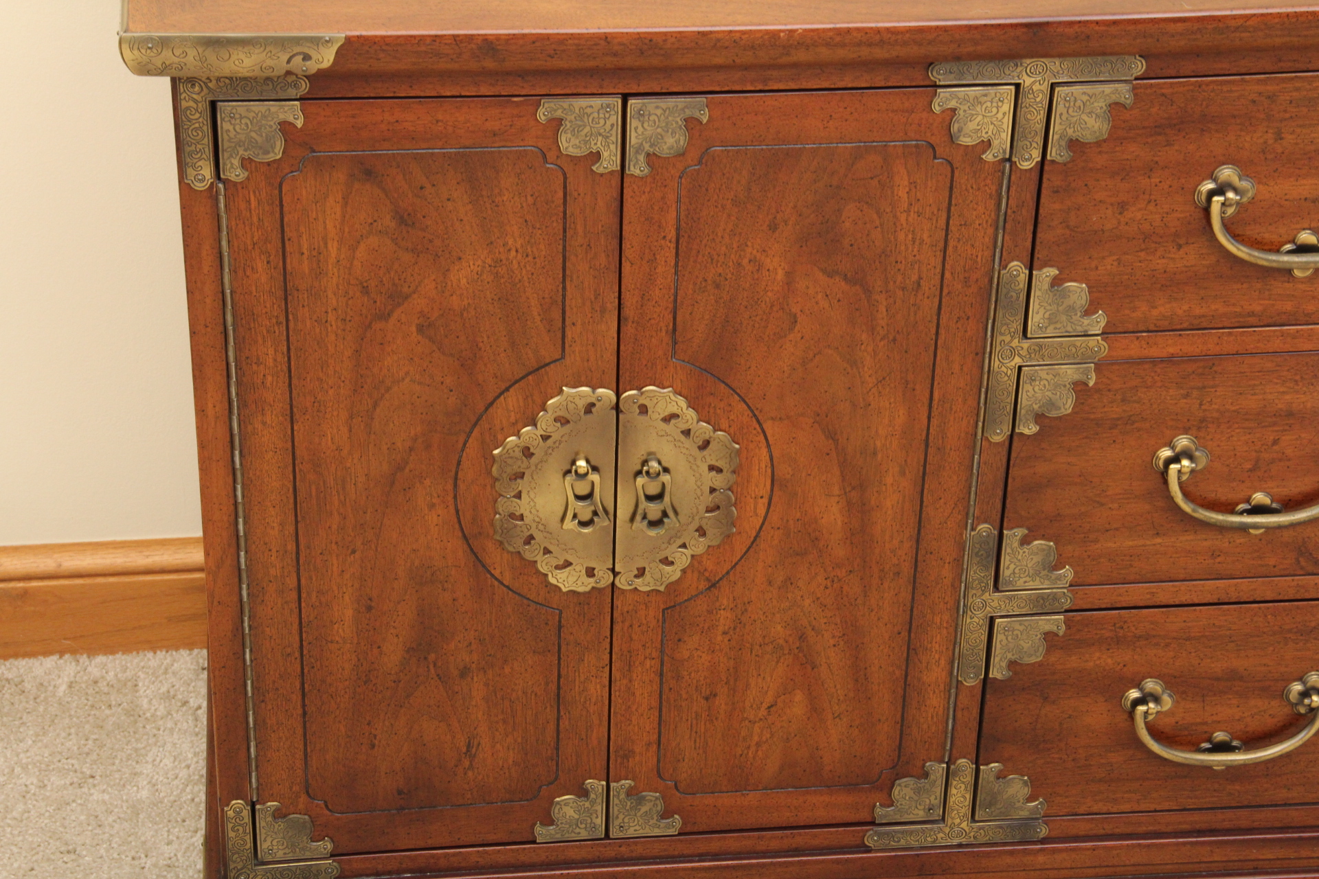 Henredon Buffet with Asian Influence