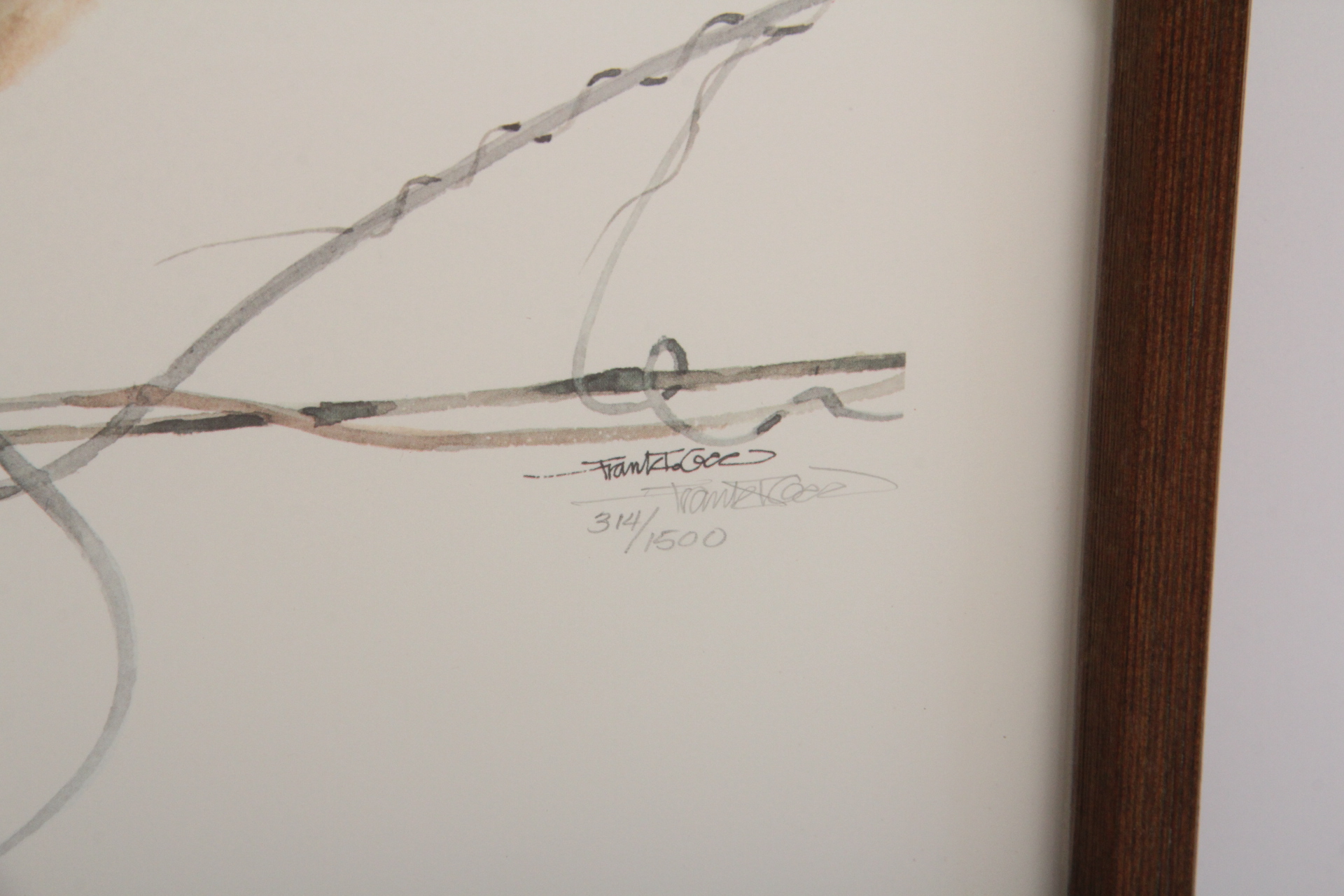 Frank T. Gee Limited Edition "Beggers" Cardinal Lithograph