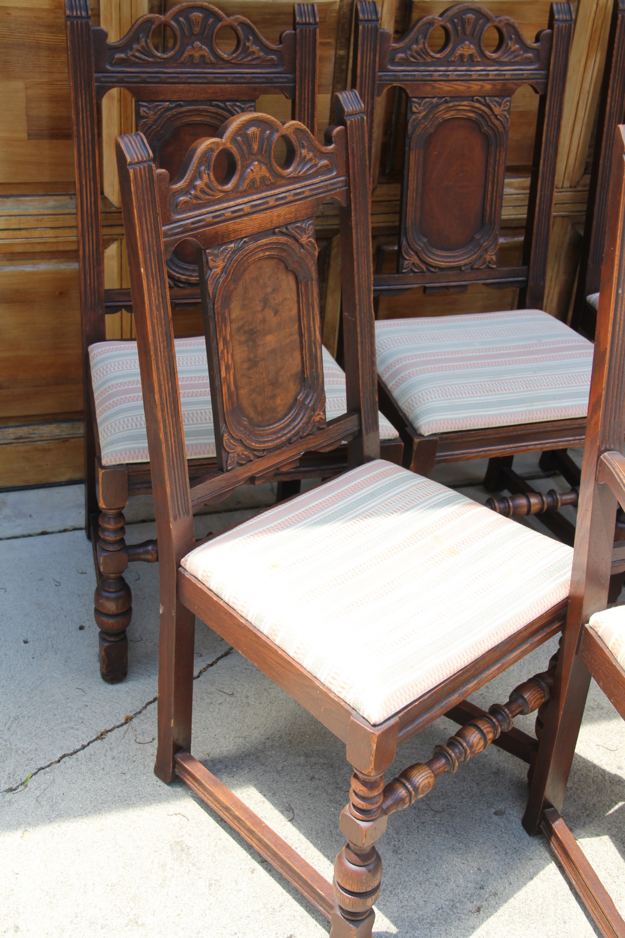 Six Jacobean Chairs
