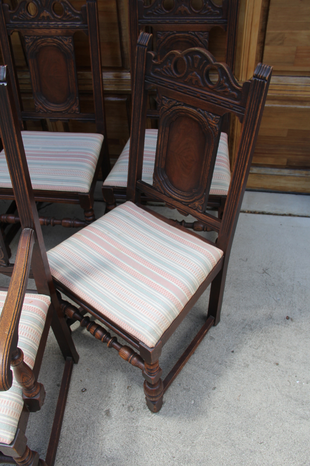 Six Jacobean Chairs