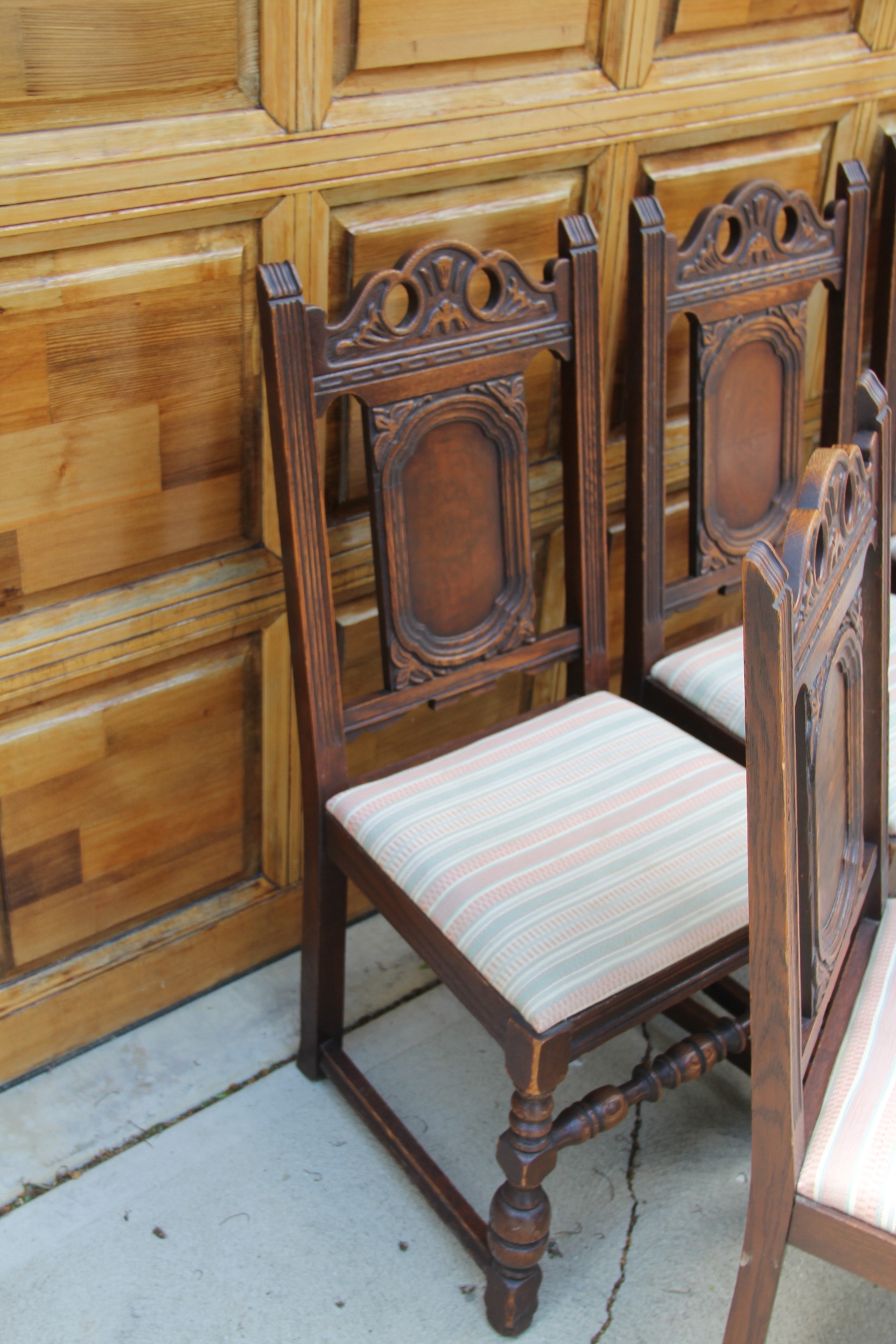 Six Jacobean Chairs