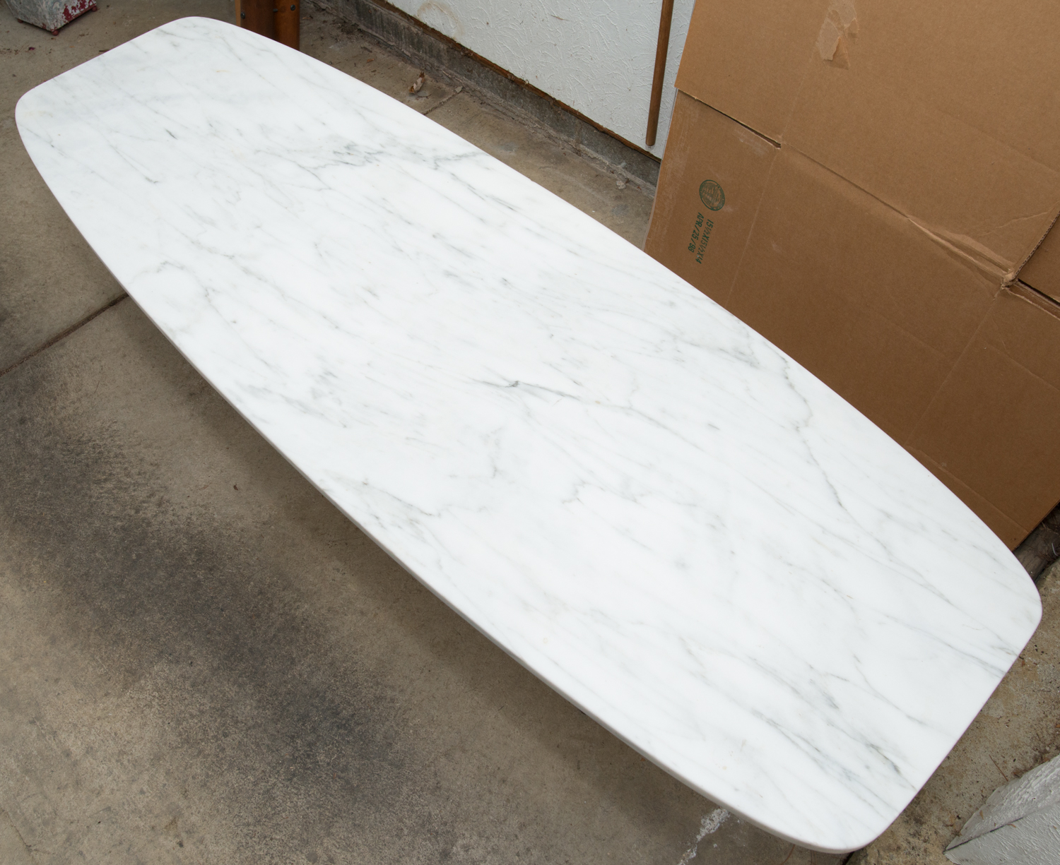 Mid-Century Modern Marble Coffee Table
