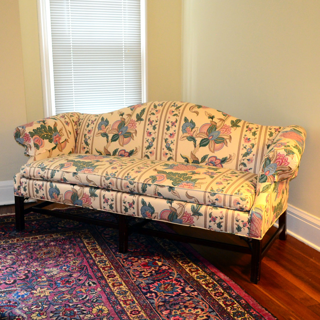 L.T. Designs Camelback Sofa