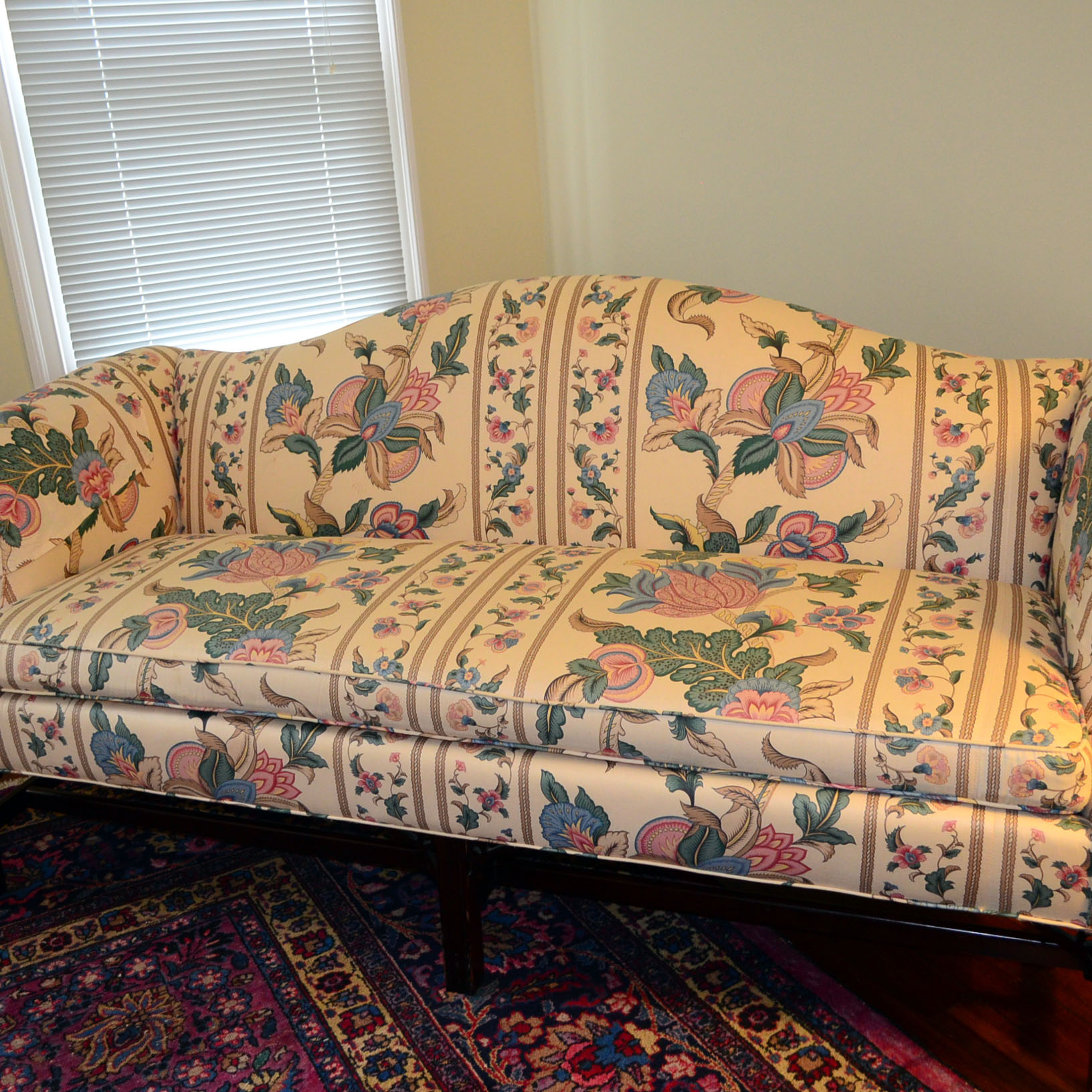 L.T. Designs Camelback Sofa