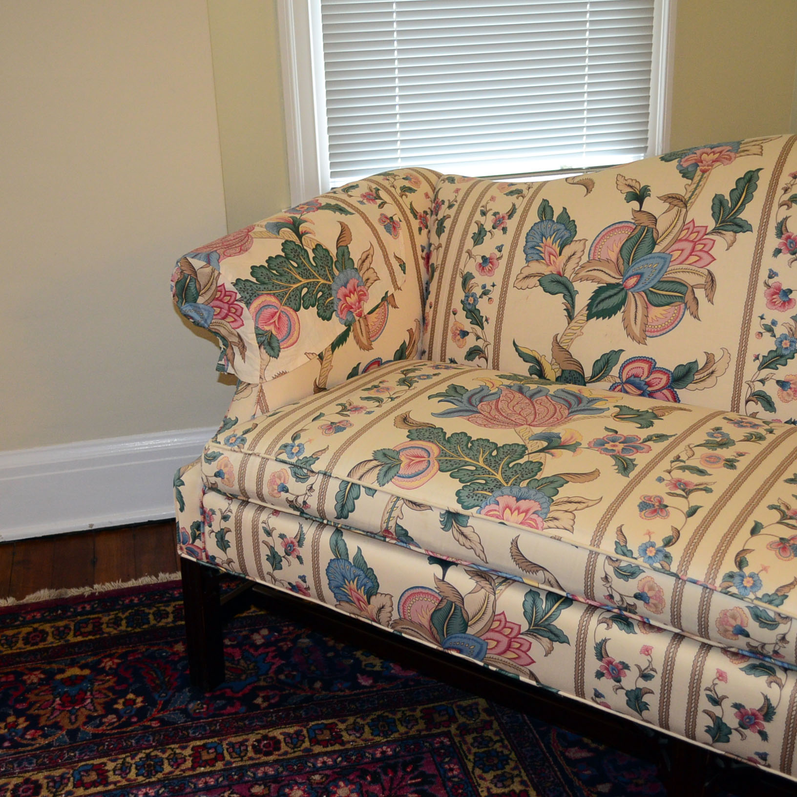 L.T. Designs Camelback Sofa