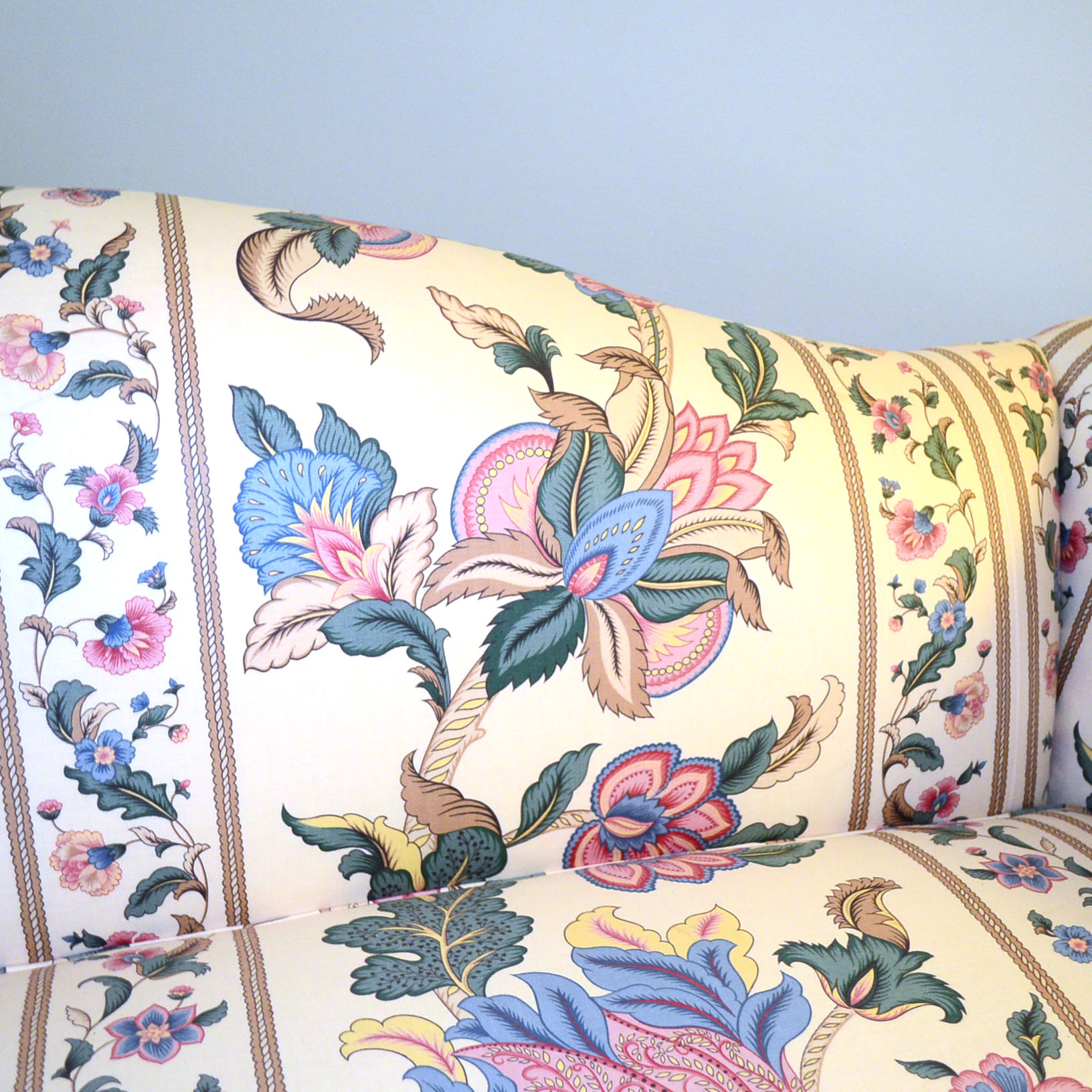 L.T. Designs Camelback Sofa