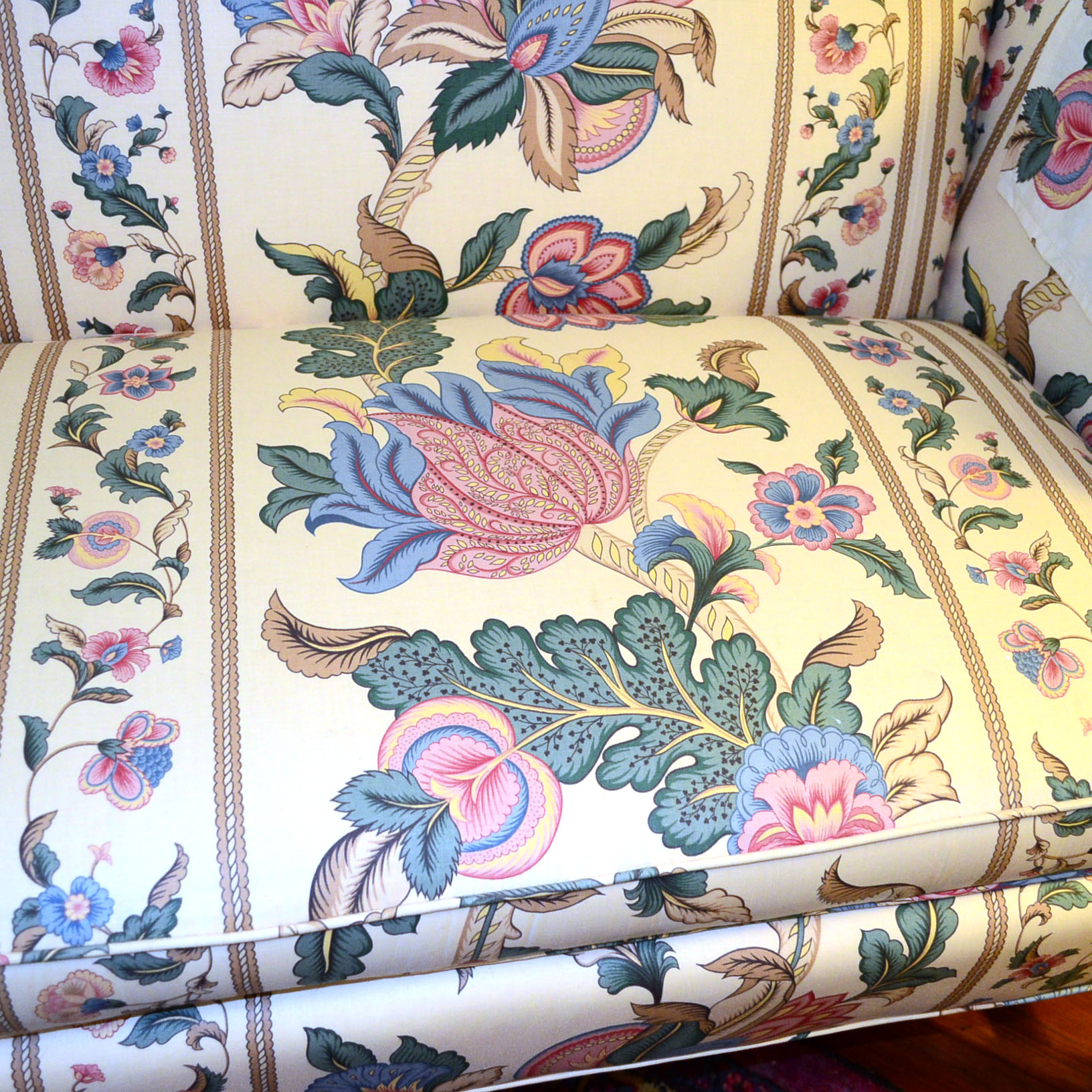 L.T. Designs Camelback Sofa