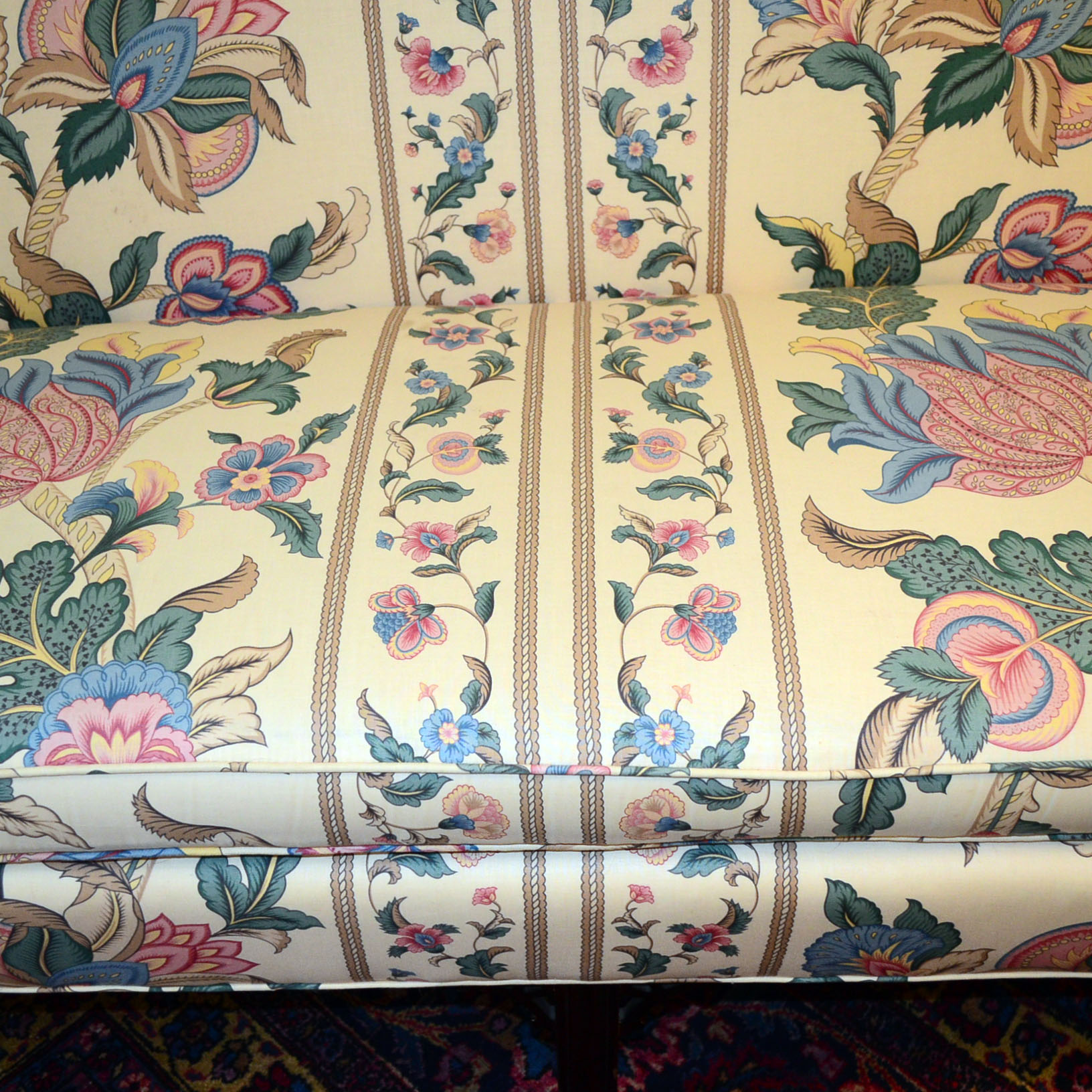 L.T. Designs Camelback Sofa