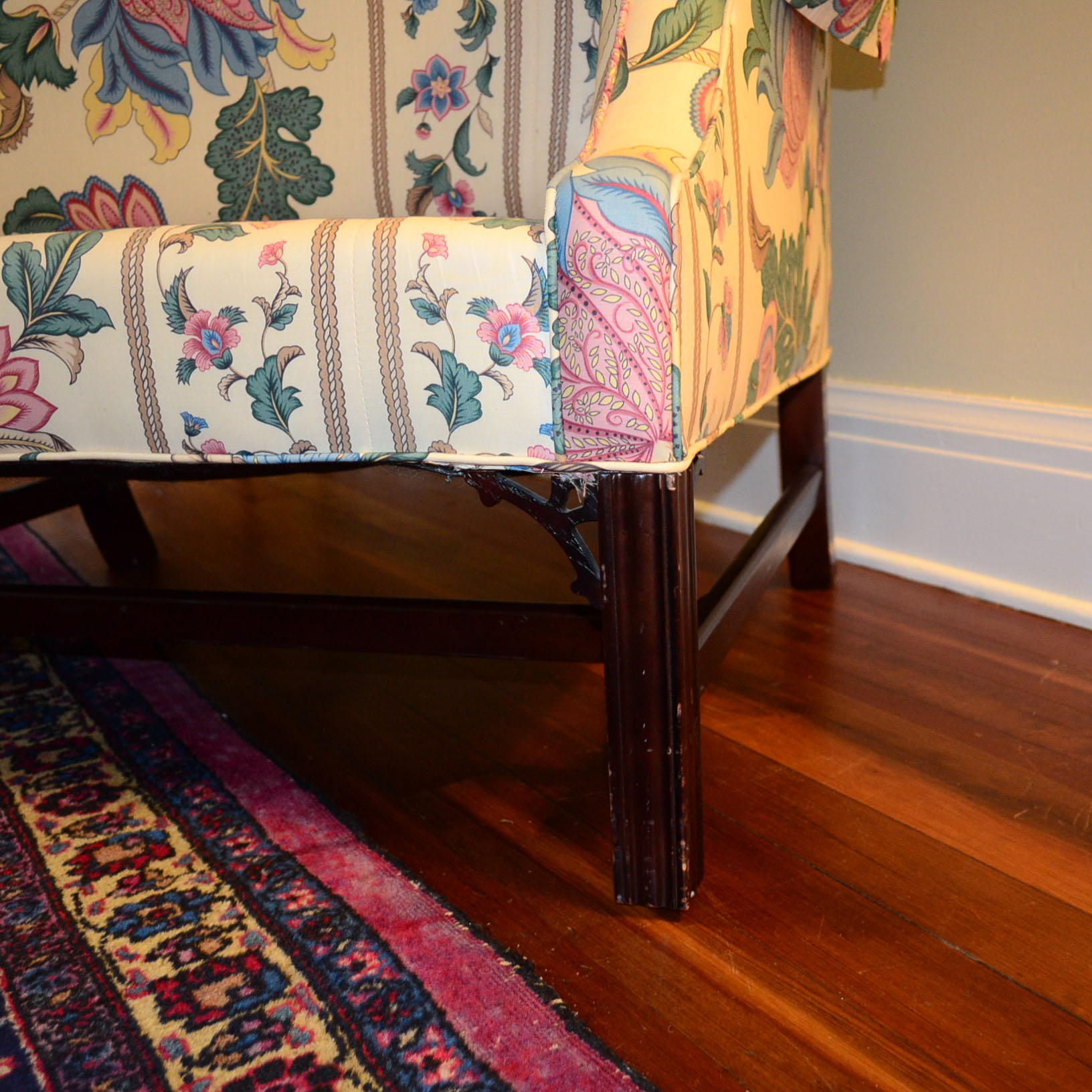 L.T. Designs Camelback Sofa