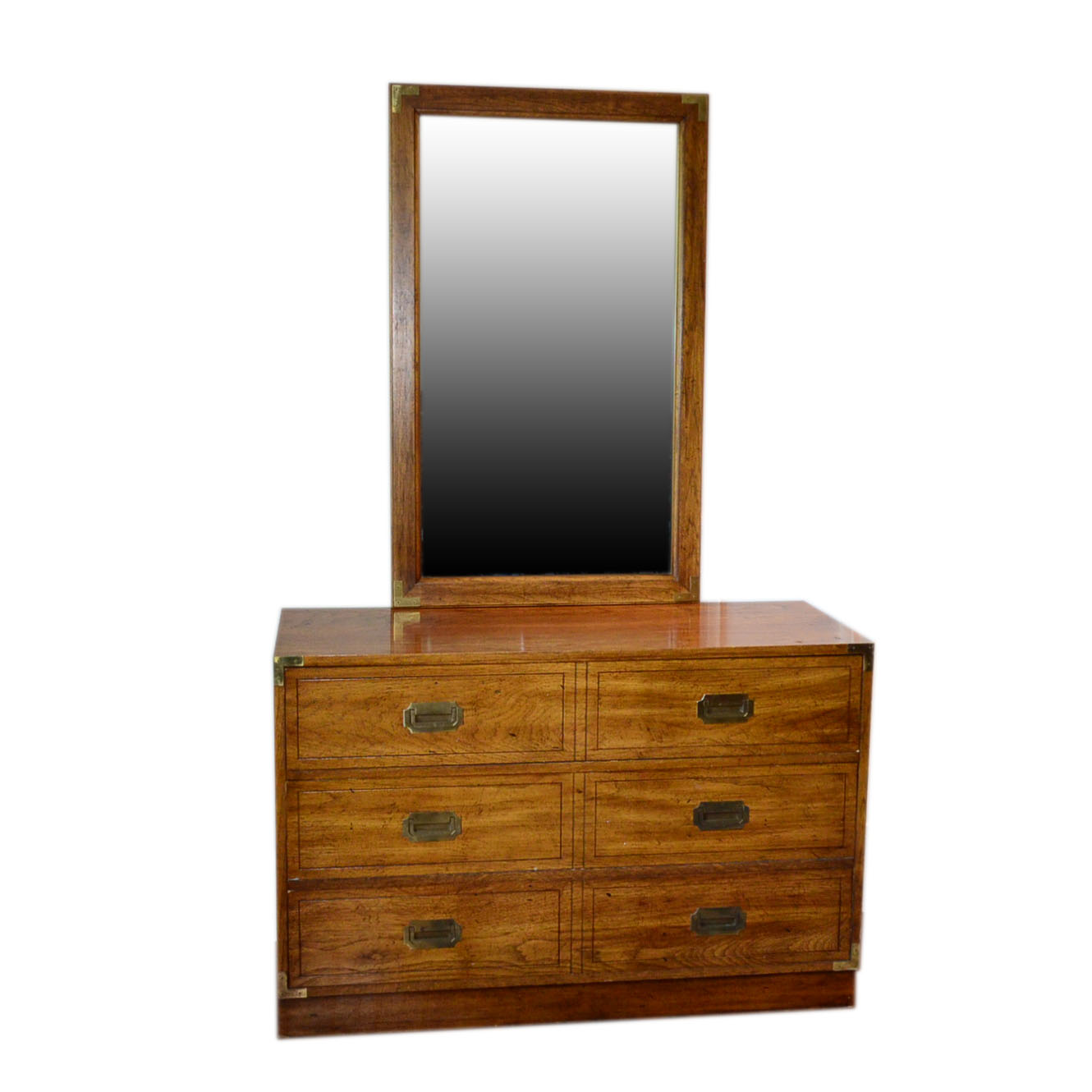 Burlington Six-Drawer Dresser With Mirror