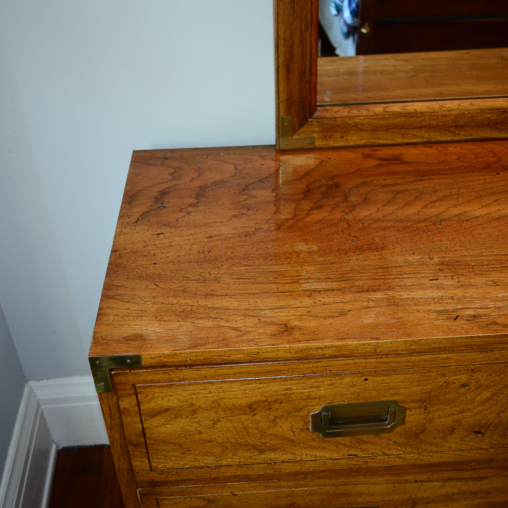 Burlington Six-Drawer Dresser With Mirror