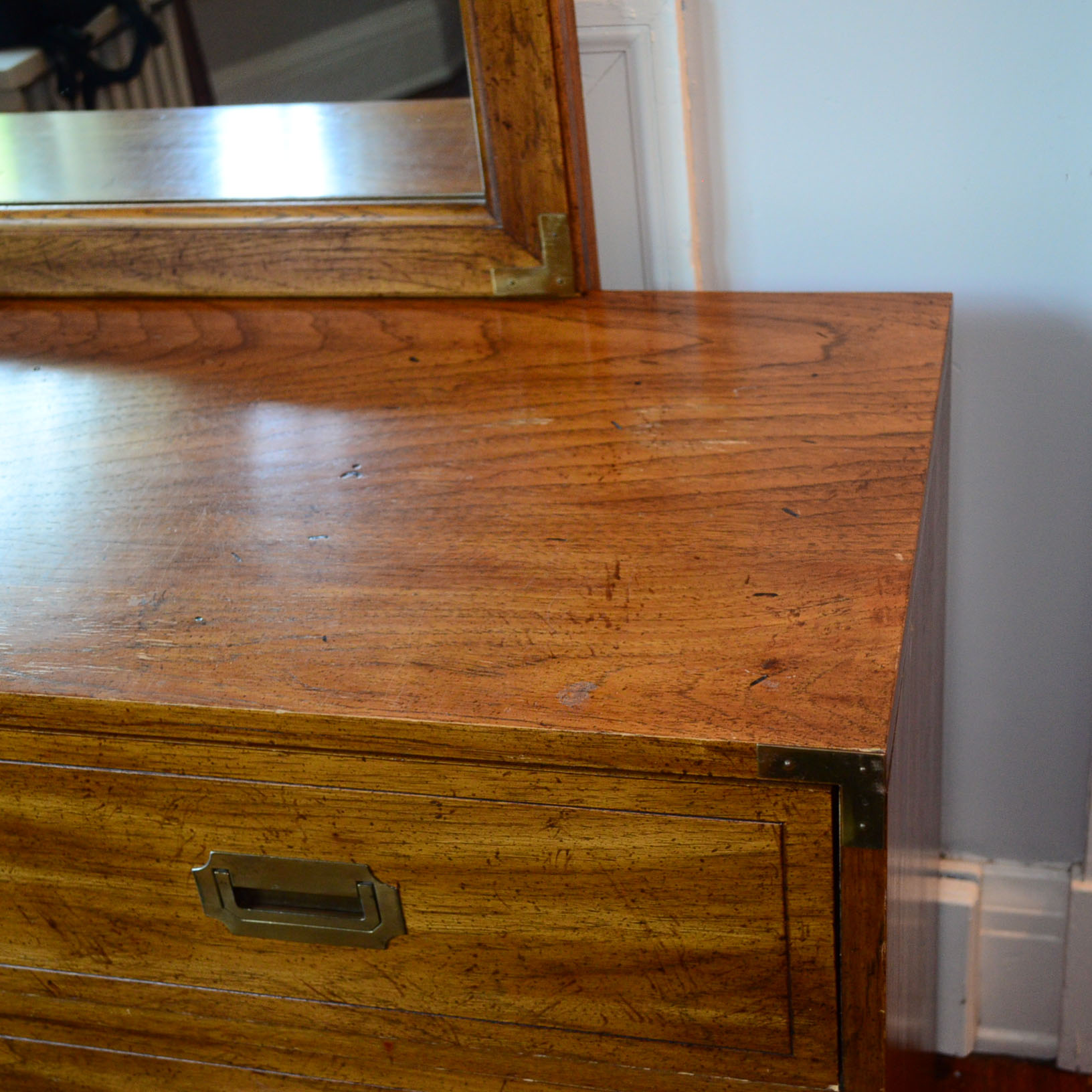 Burlington Six-Drawer Dresser With Mirror