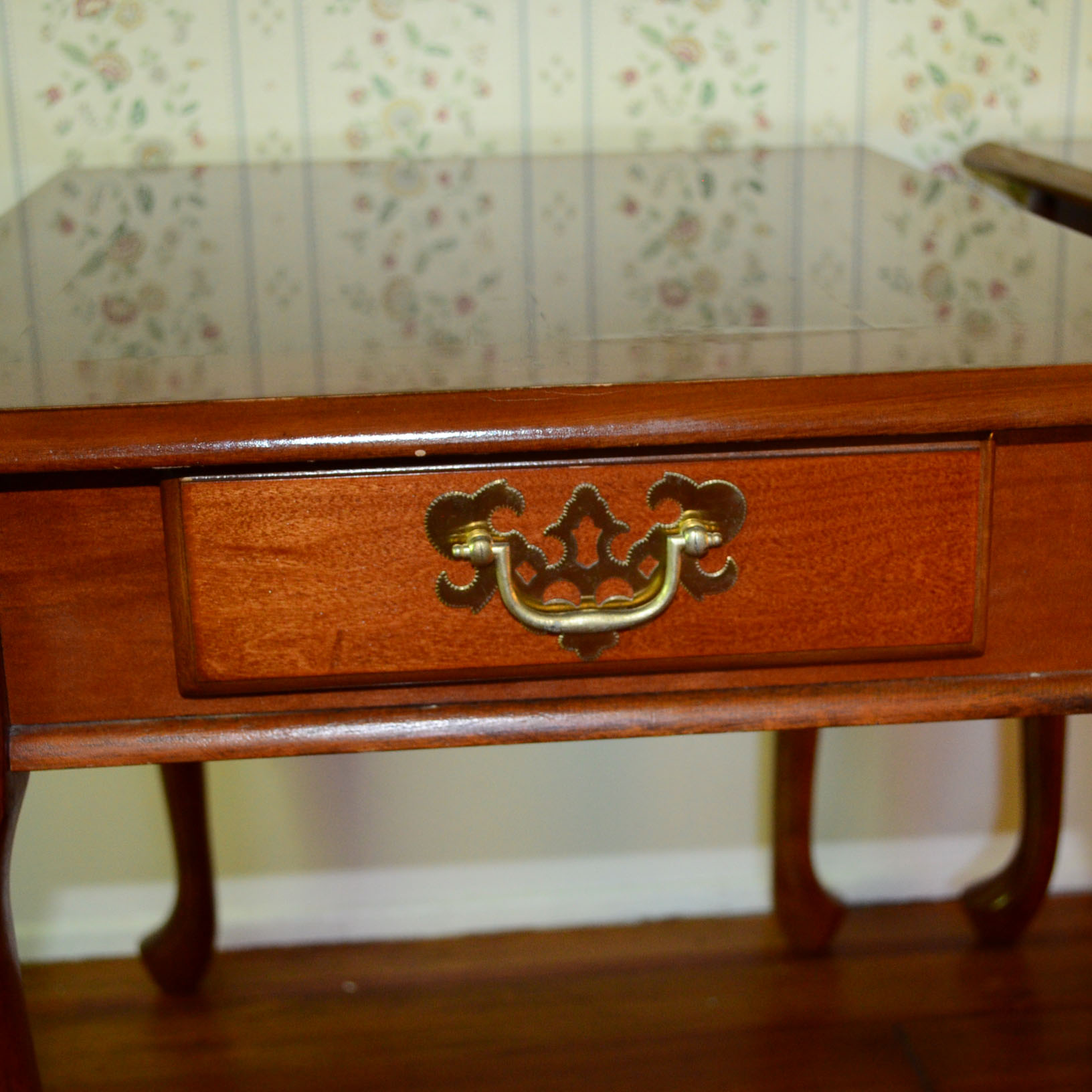 Pair of Queen Anne Style End Tables