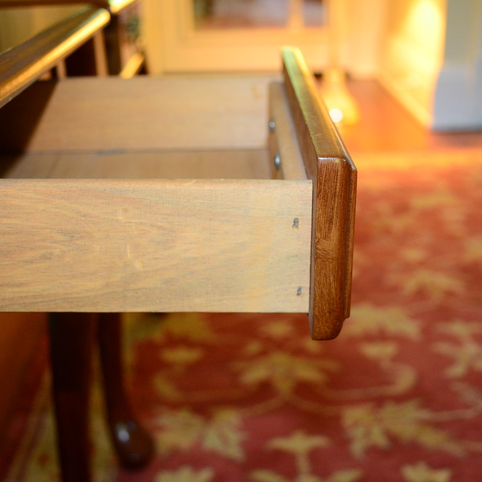 Pair of Queen Anne Style End Tables