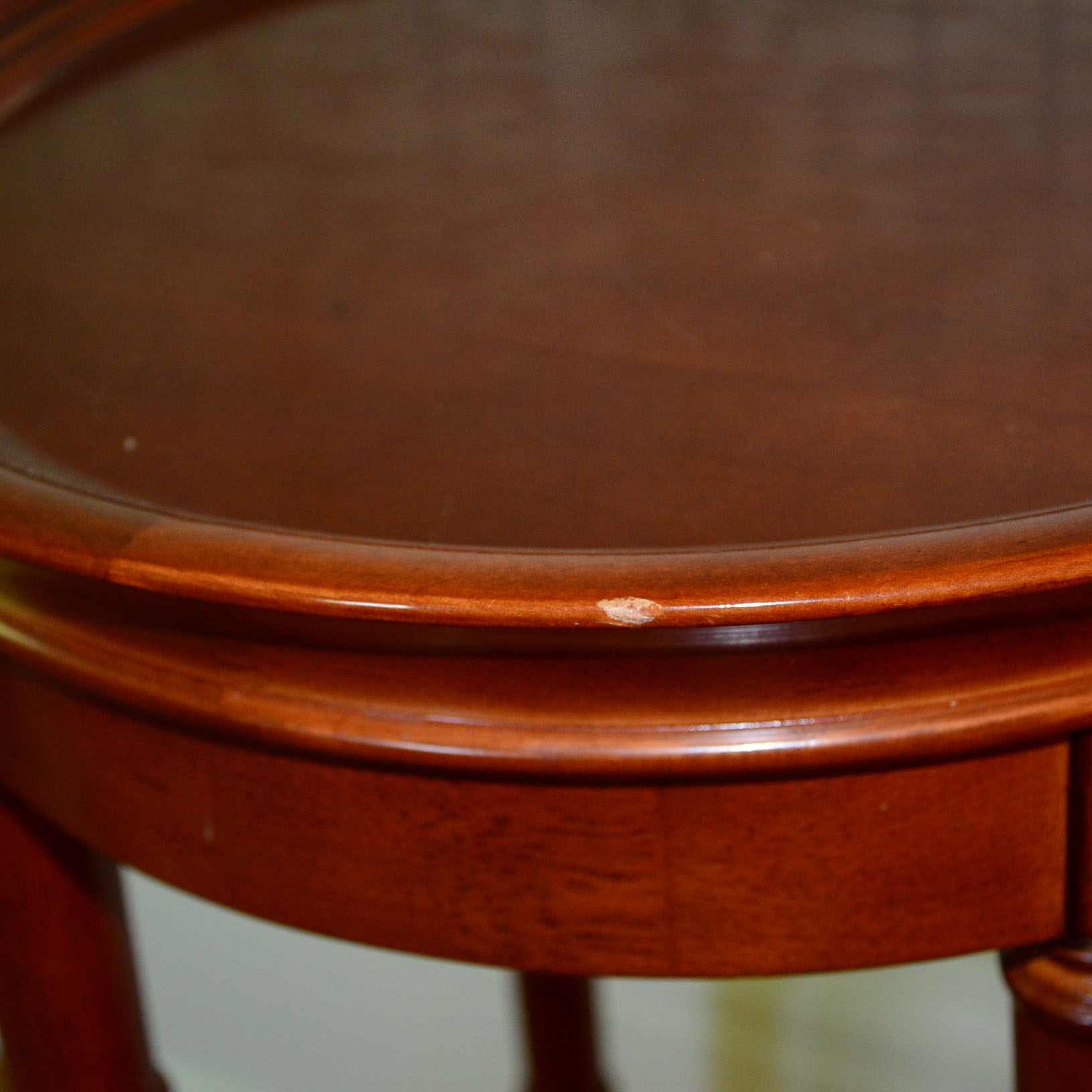 Bombay Company Round Accent Table With Tray Top