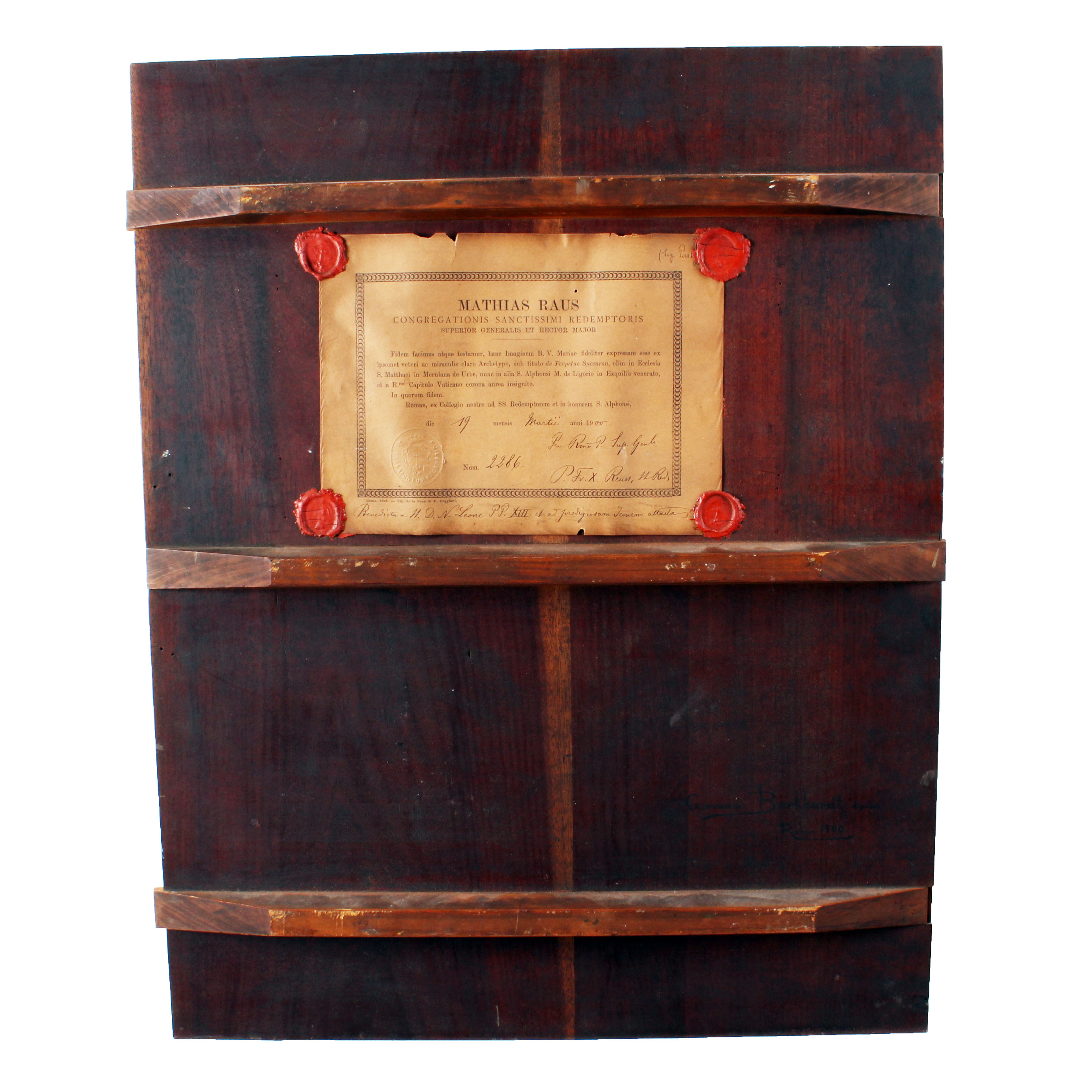 Antique "Our Mother of Perpetual Help" Tempera Icon