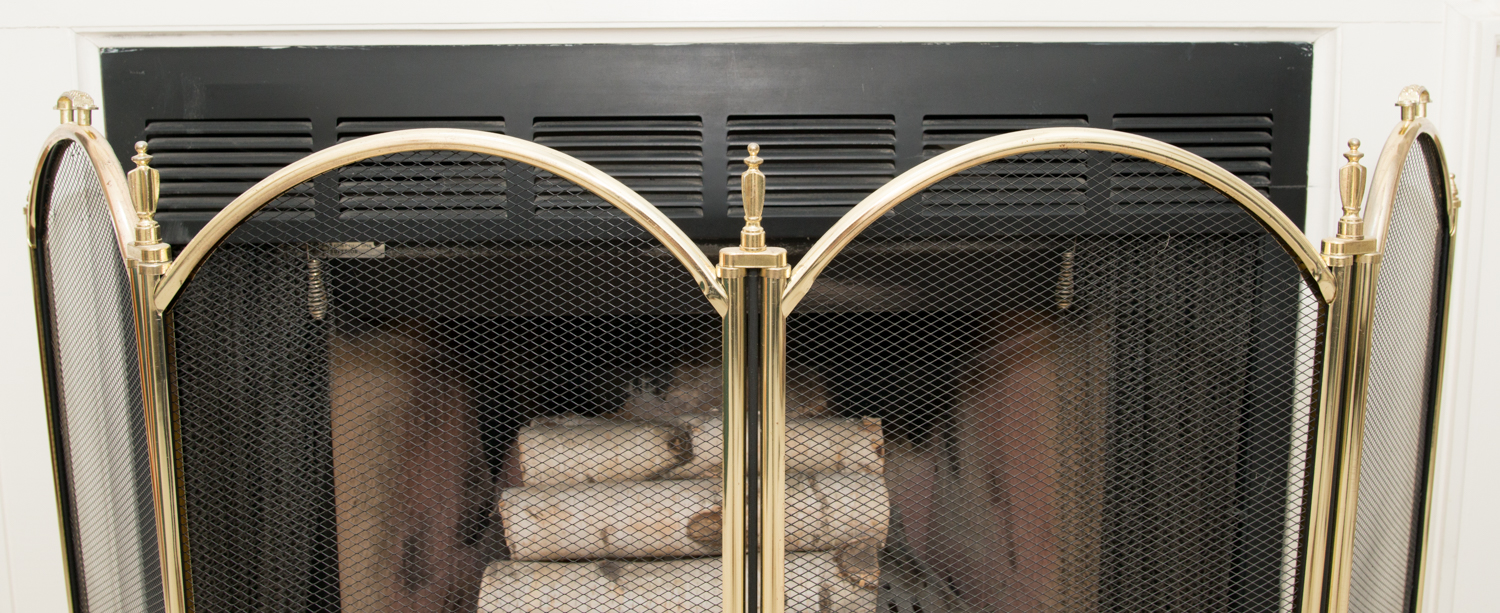 Brass Fireplace Screen