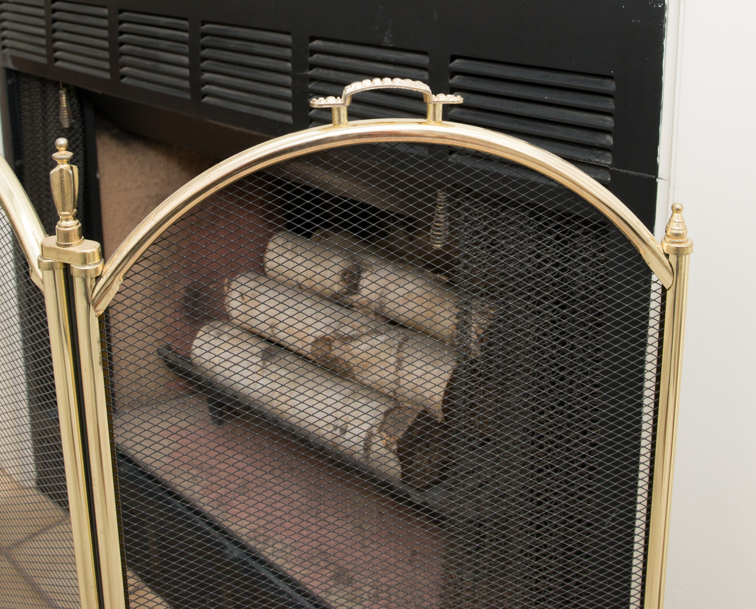 Brass Fireplace Screen