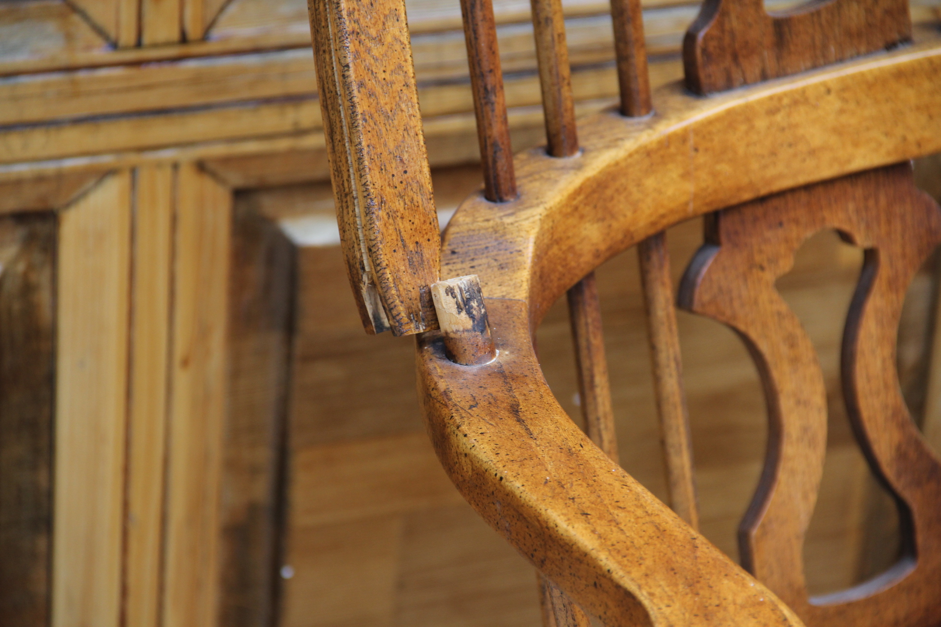 Collection of Vintage Windsor and Rocking Chairs