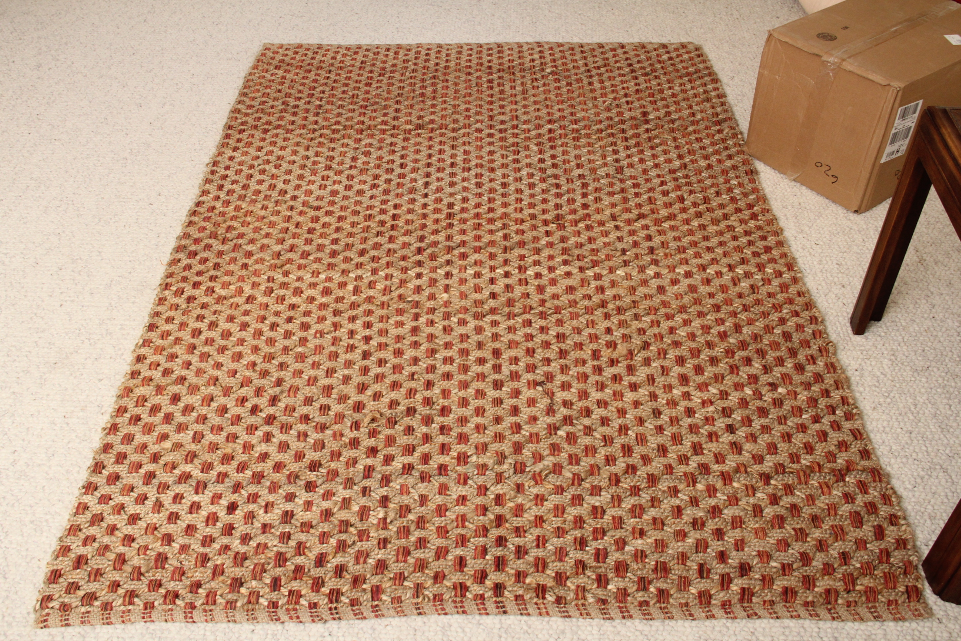 Colorful Rustic Woven Area Rug