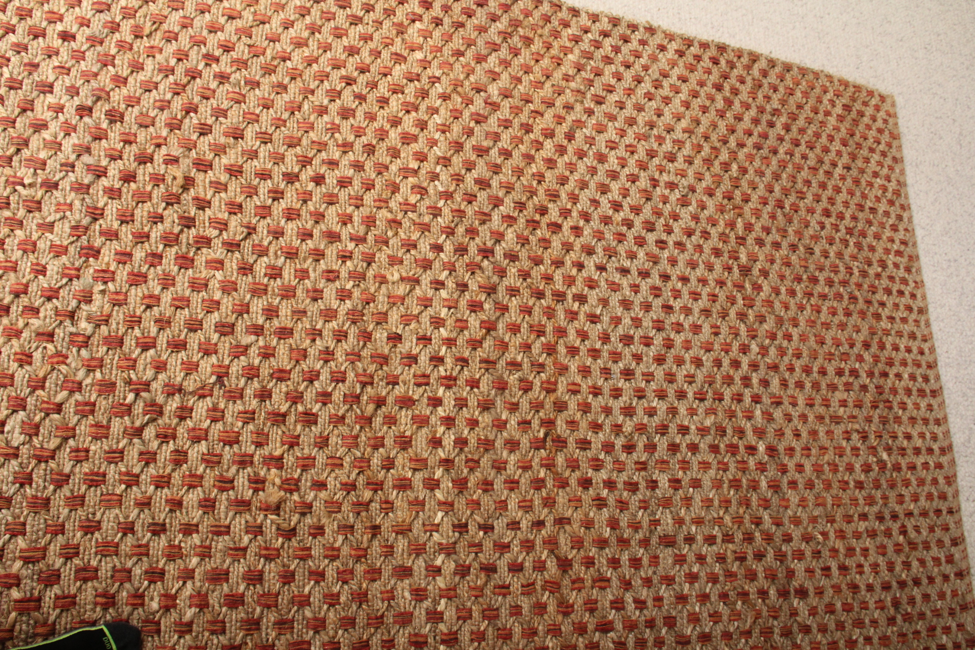 Colorful Rustic Woven Area Rug