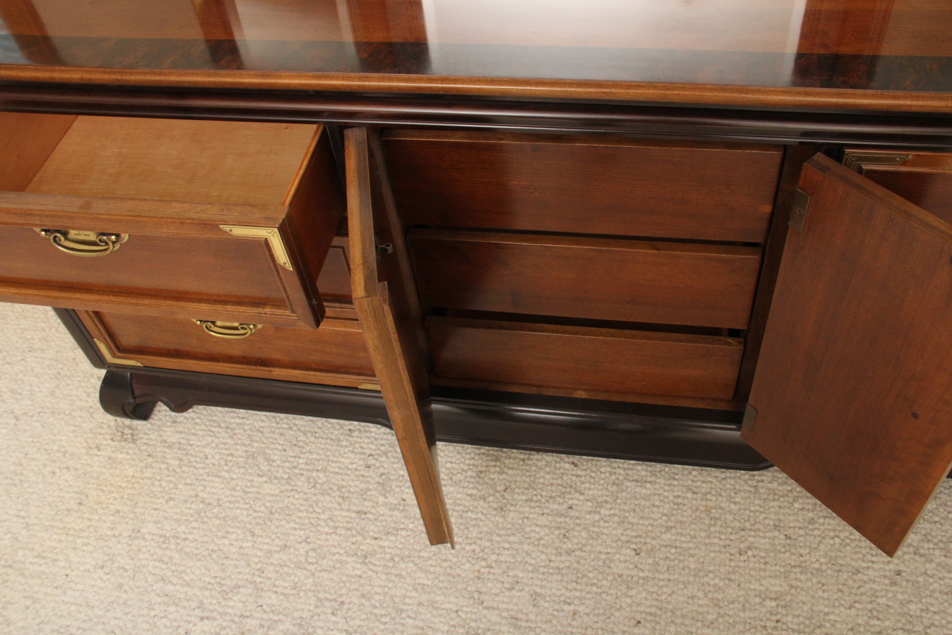 Broyhill "Premier Ming Dynasty" Dresser with Mirror