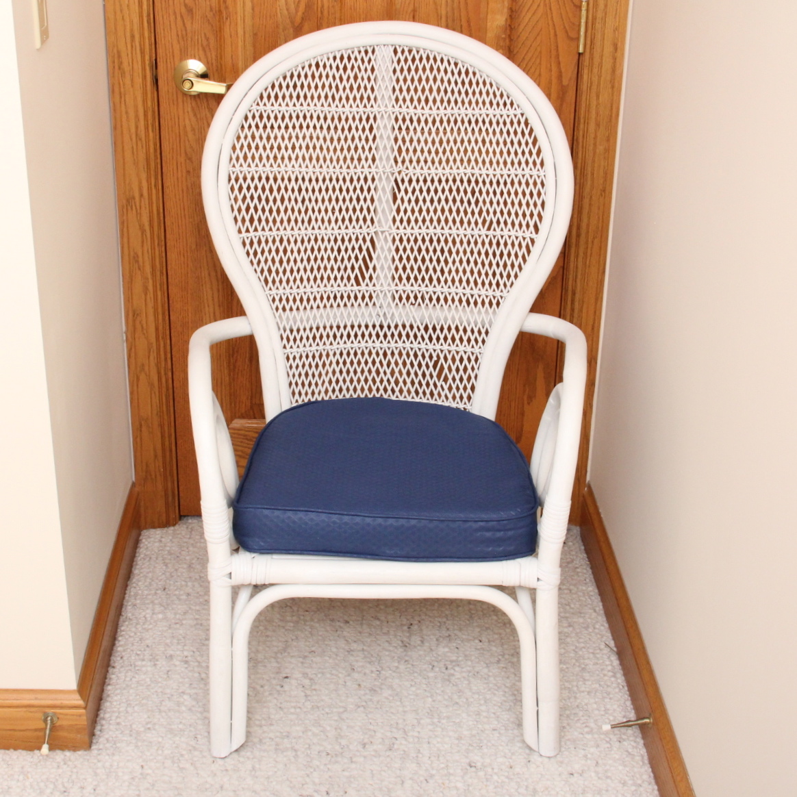 High Backed Bent Wood Arm Chair