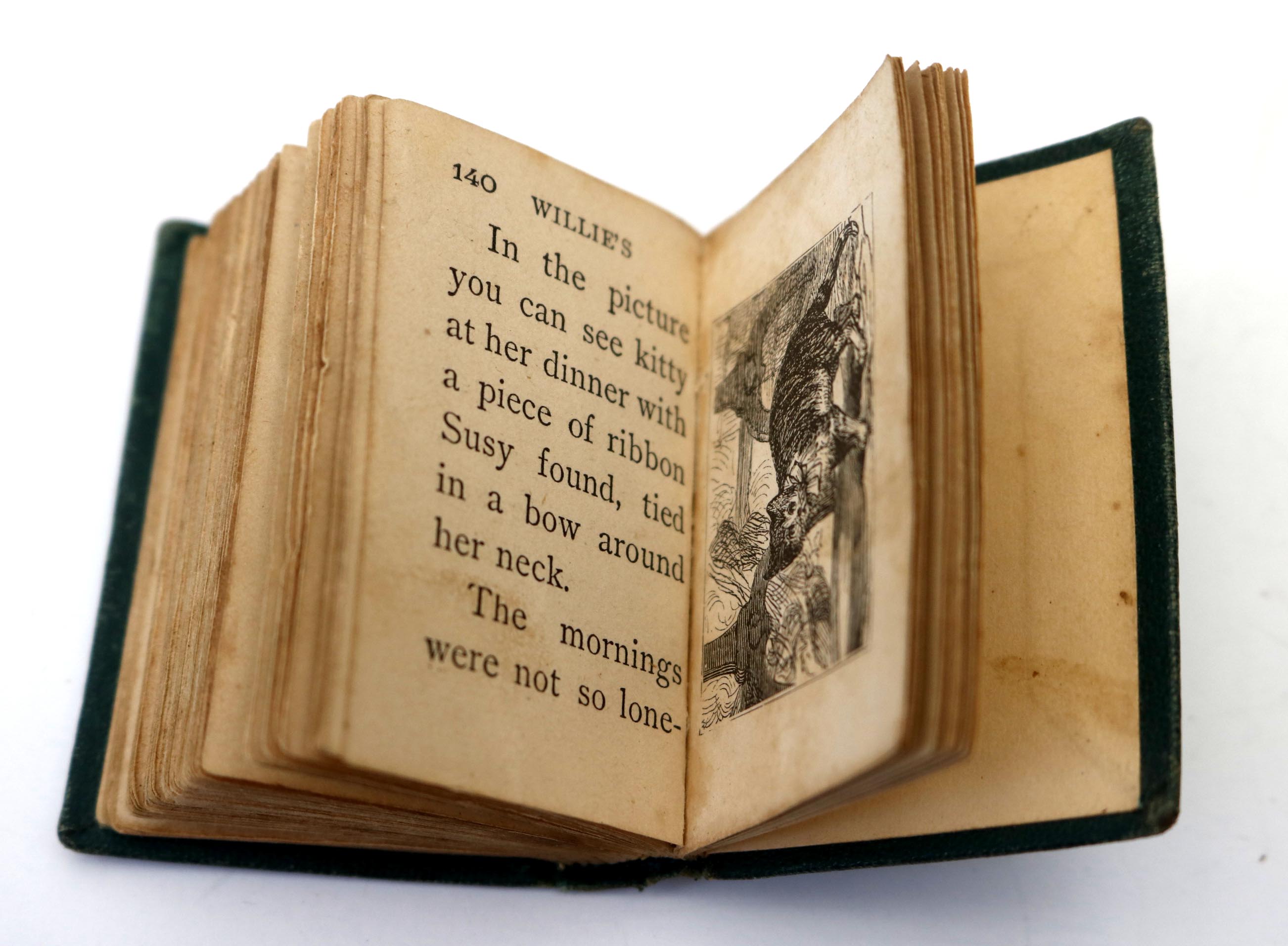 Four Antique Miniature Books