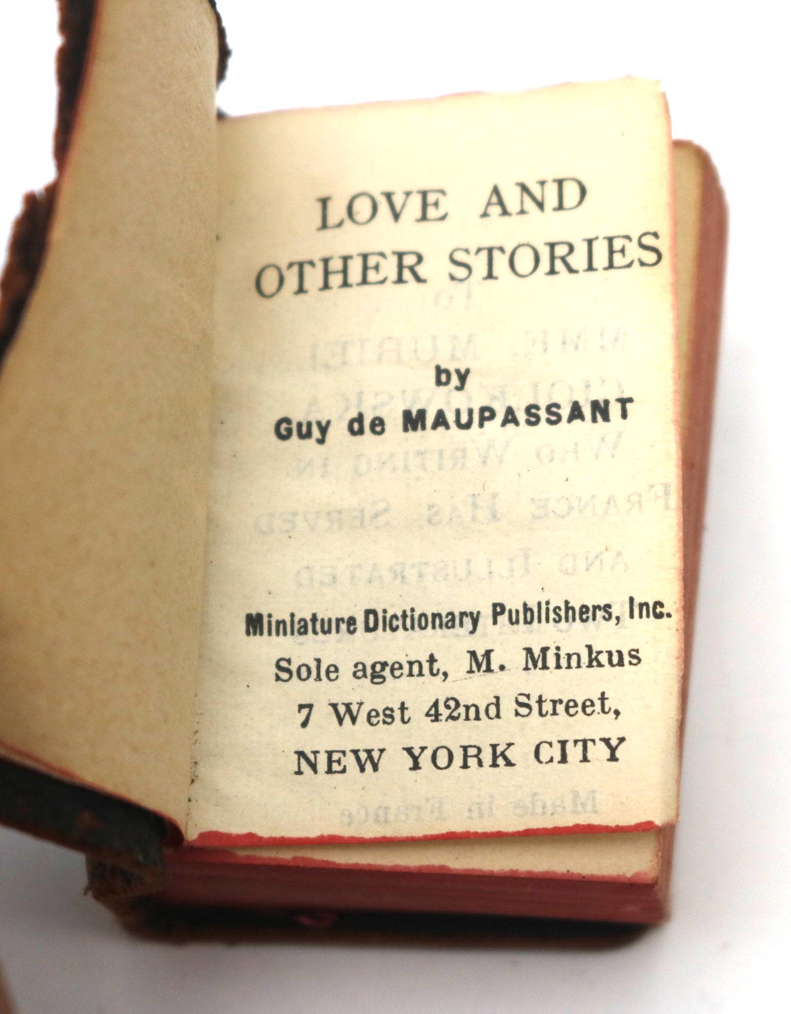 Four Antique Miniature Books