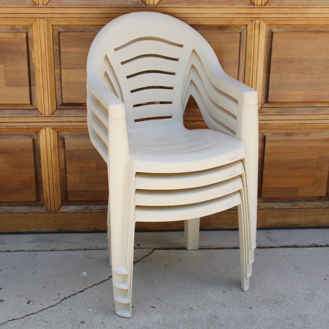 Two Folding Banquet Tables and Stacking Chairs