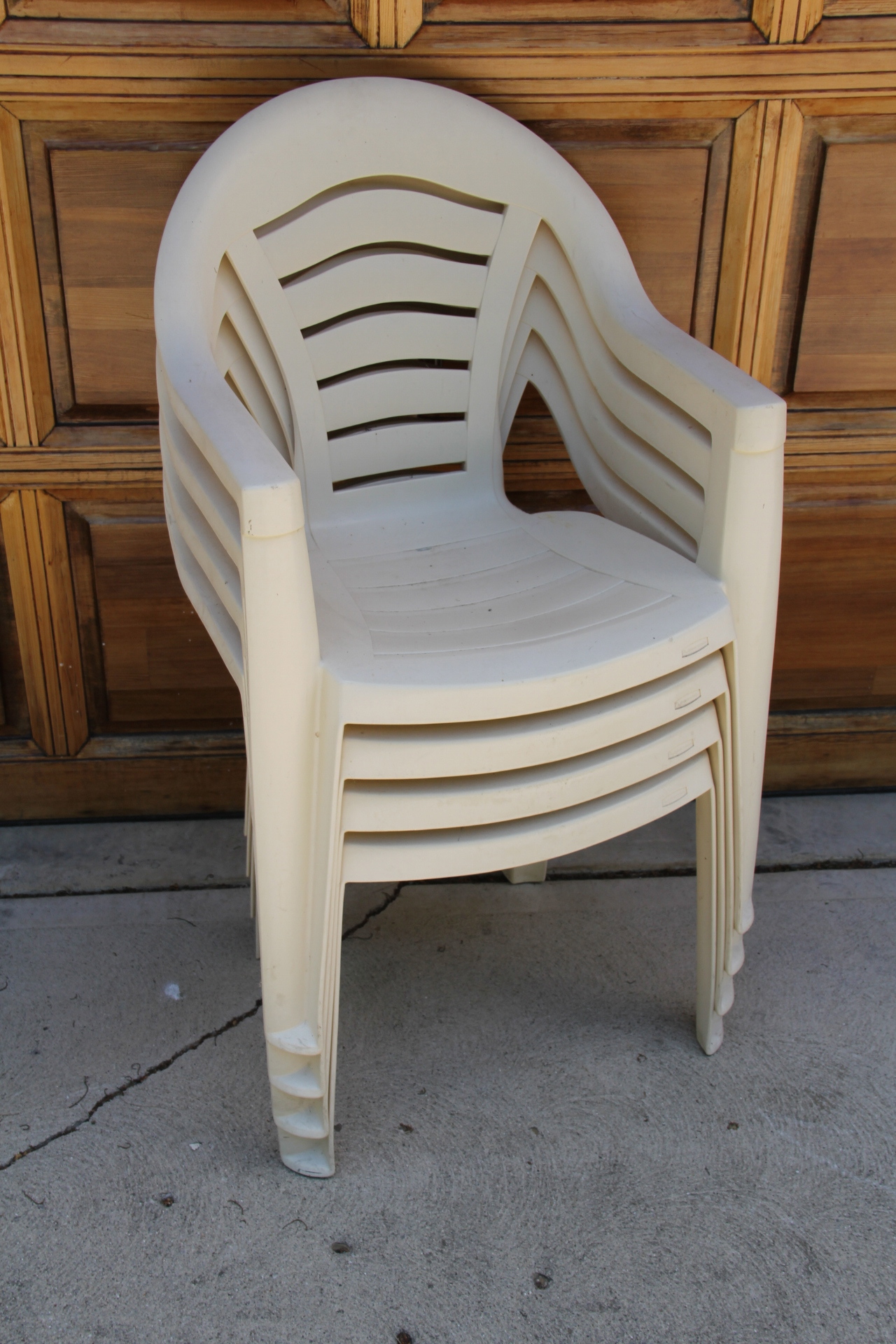 Two Folding Banquet Tables and Stacking Chairs